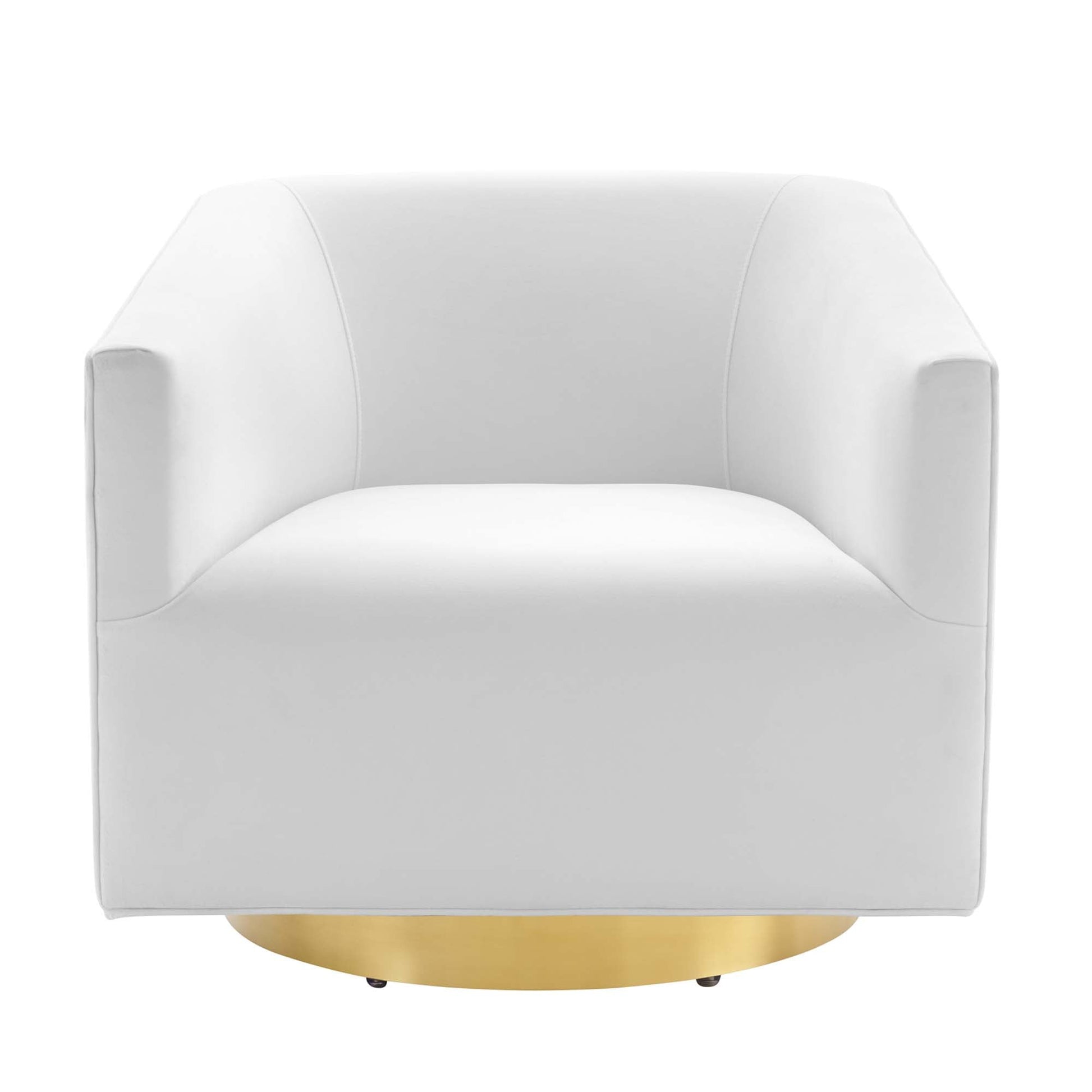 Twist Accent Lounge Performance Velvet Swivel Chair - Best Buy Furniture