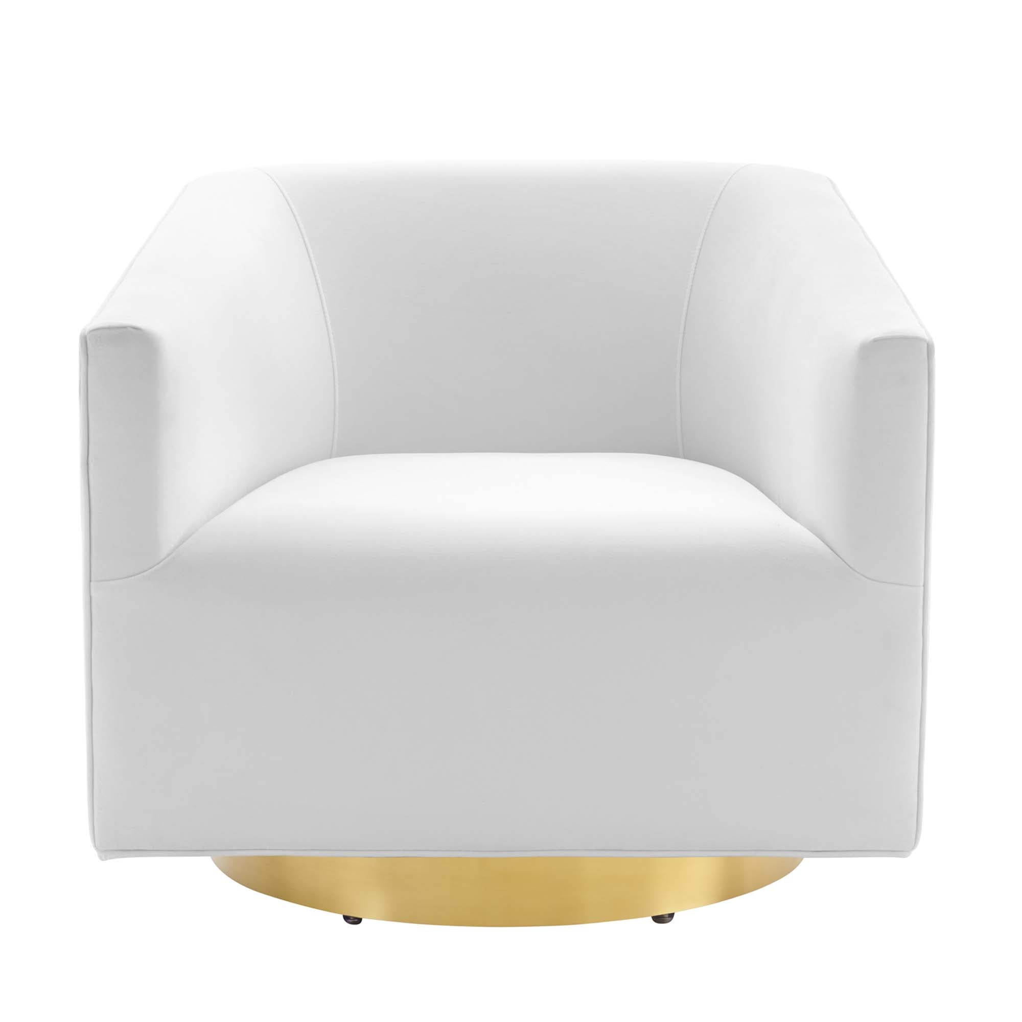 Twist Accent Lounge Performance Velvet Swivel Chair - Best Buy Furniture