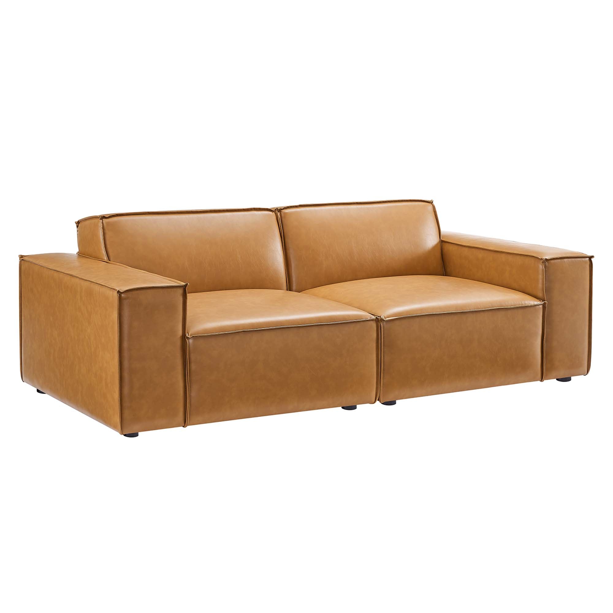 Restore Vegan Leather Loveseat by Modway - Best Buy Furniture