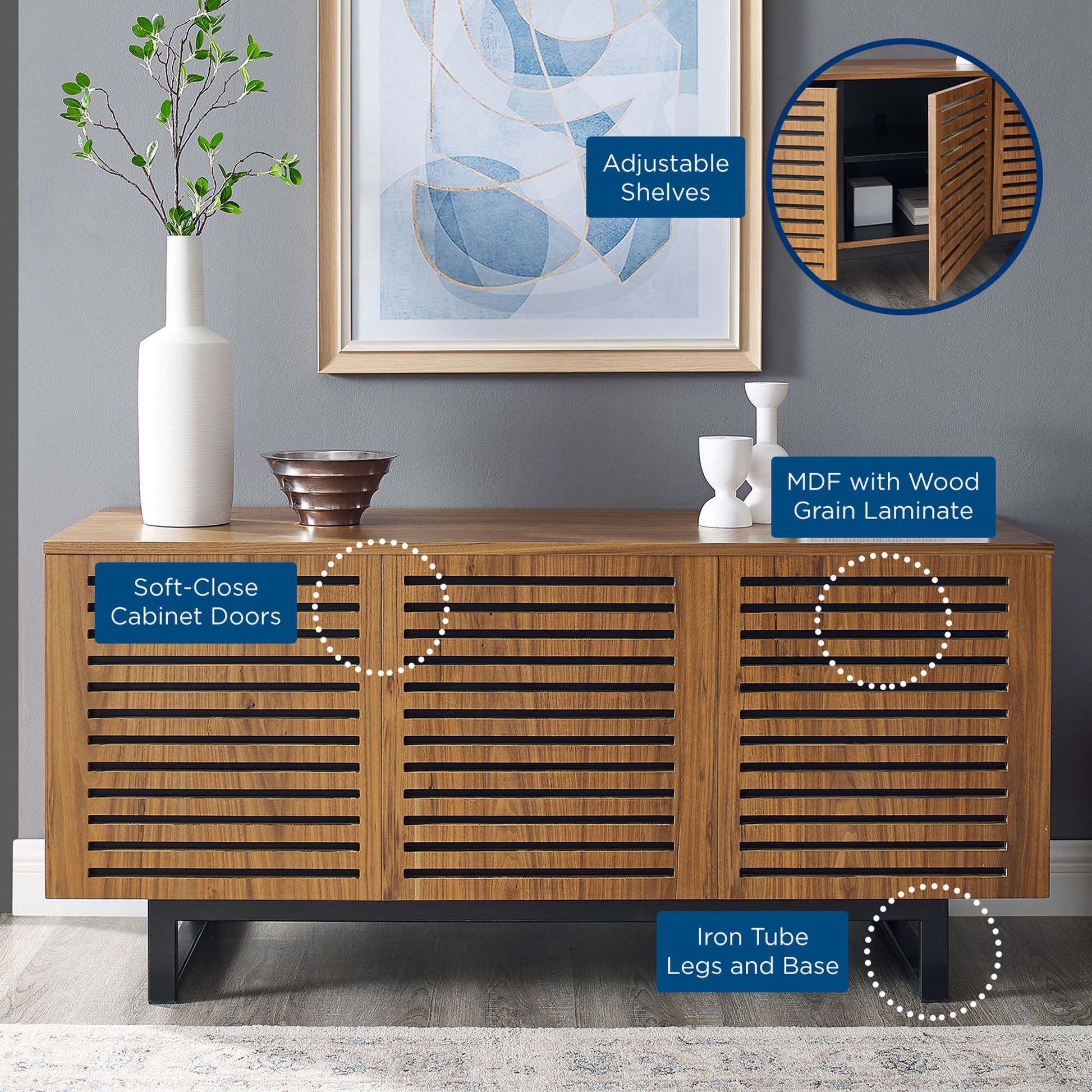 Parker 55" TV Stand - Best Buy Furniture