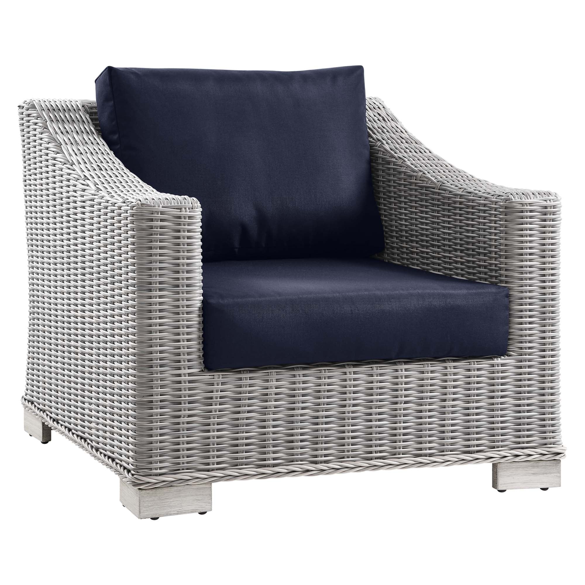 Conway Outdoor Patio Wicker Rattan Armchair by Modway - Best Buy Furniture