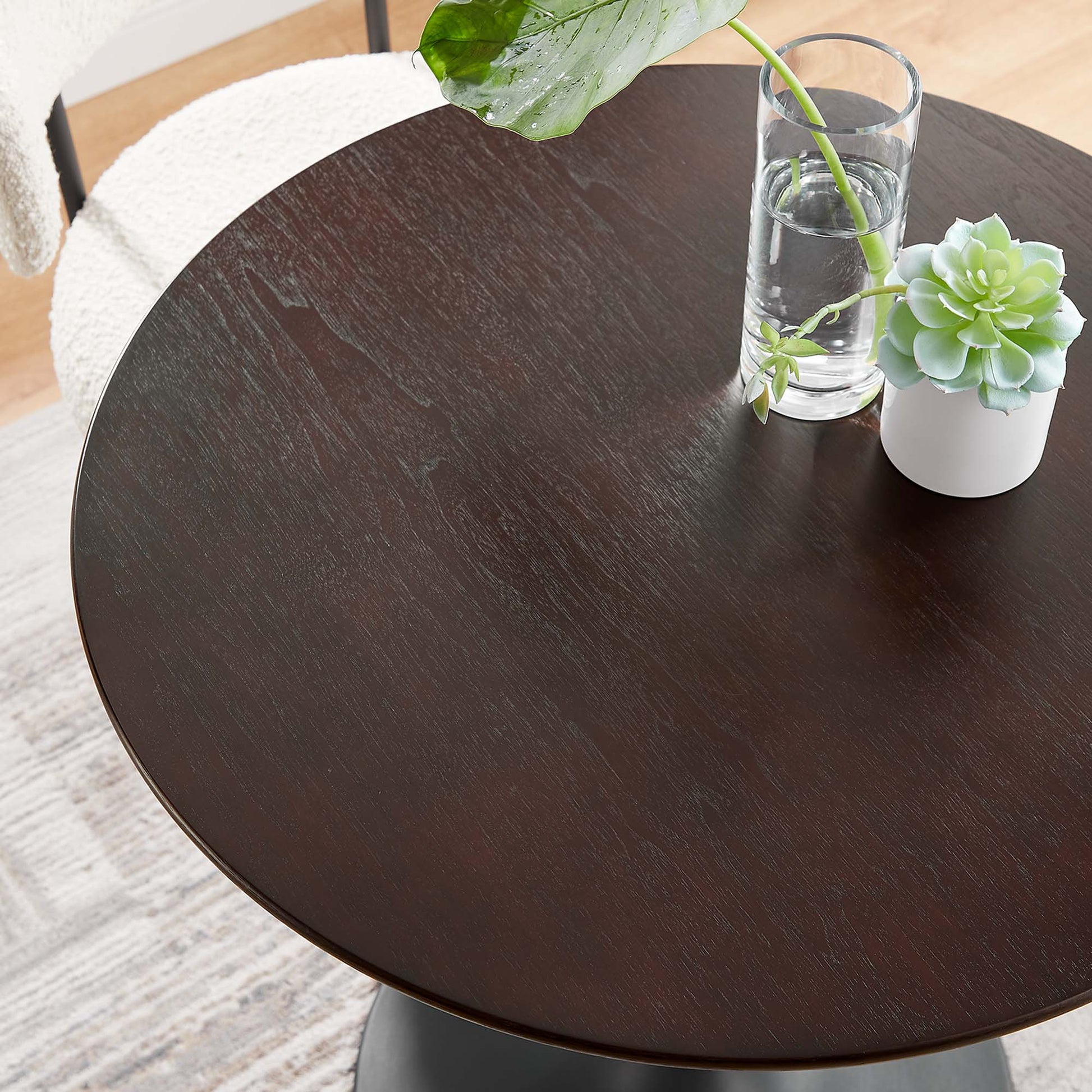 Lippa 28" Round Wood Dining Table by Modway - Best Buy Furniture