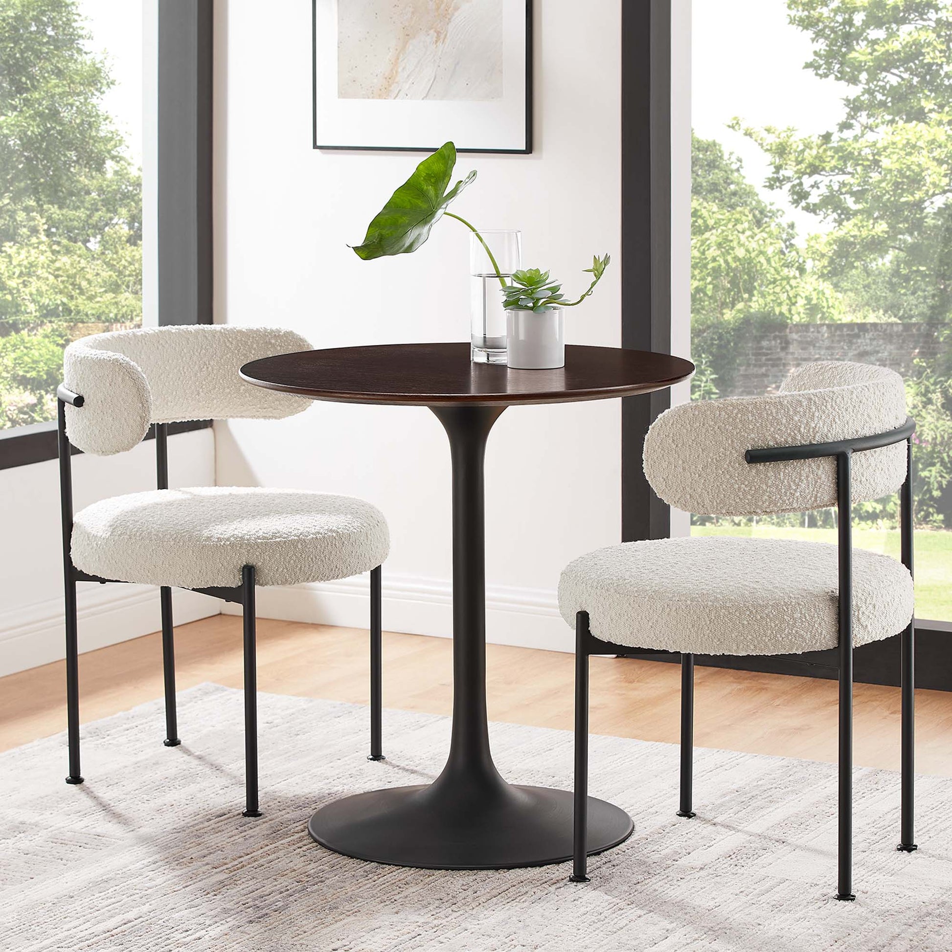 Lippa 28" Round Wood Dining Table by Modway - Best Buy Furniture