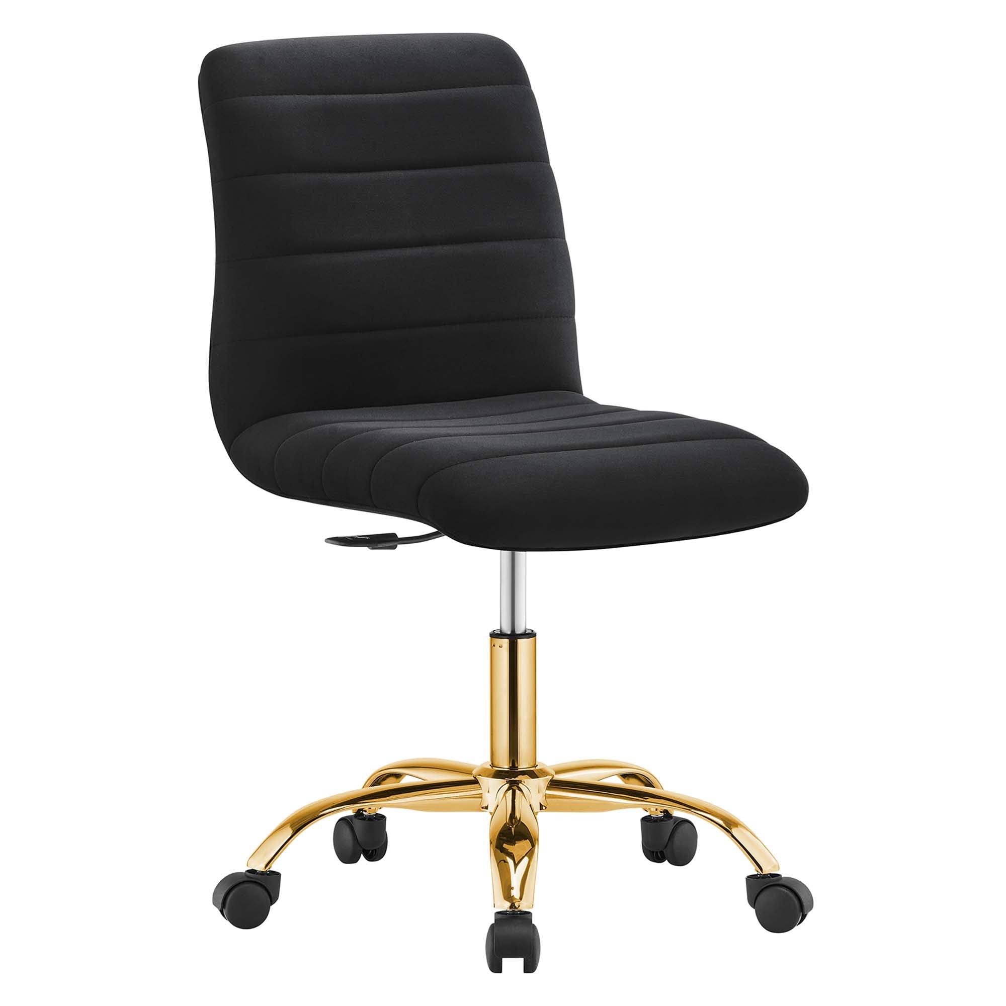 Ripple Armless Performance Velvet Office Chair by Modway - Best Buy Furniture