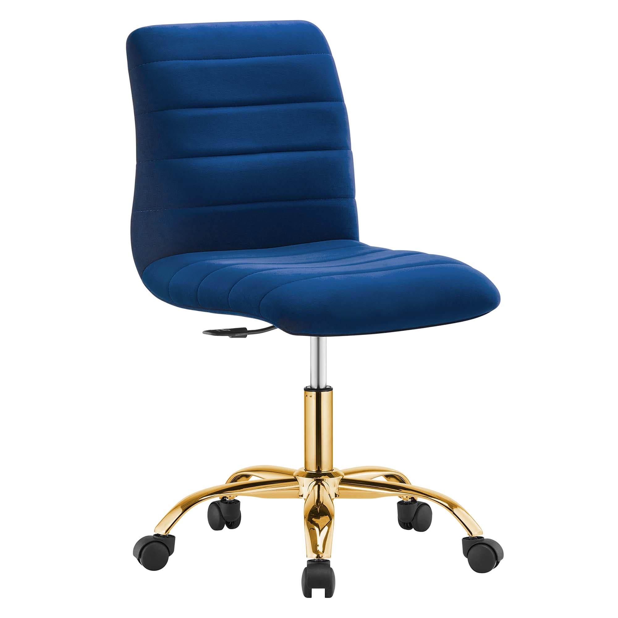 Ripple Armless Performance Velvet Office Chair by Modway - Best Buy Furniture