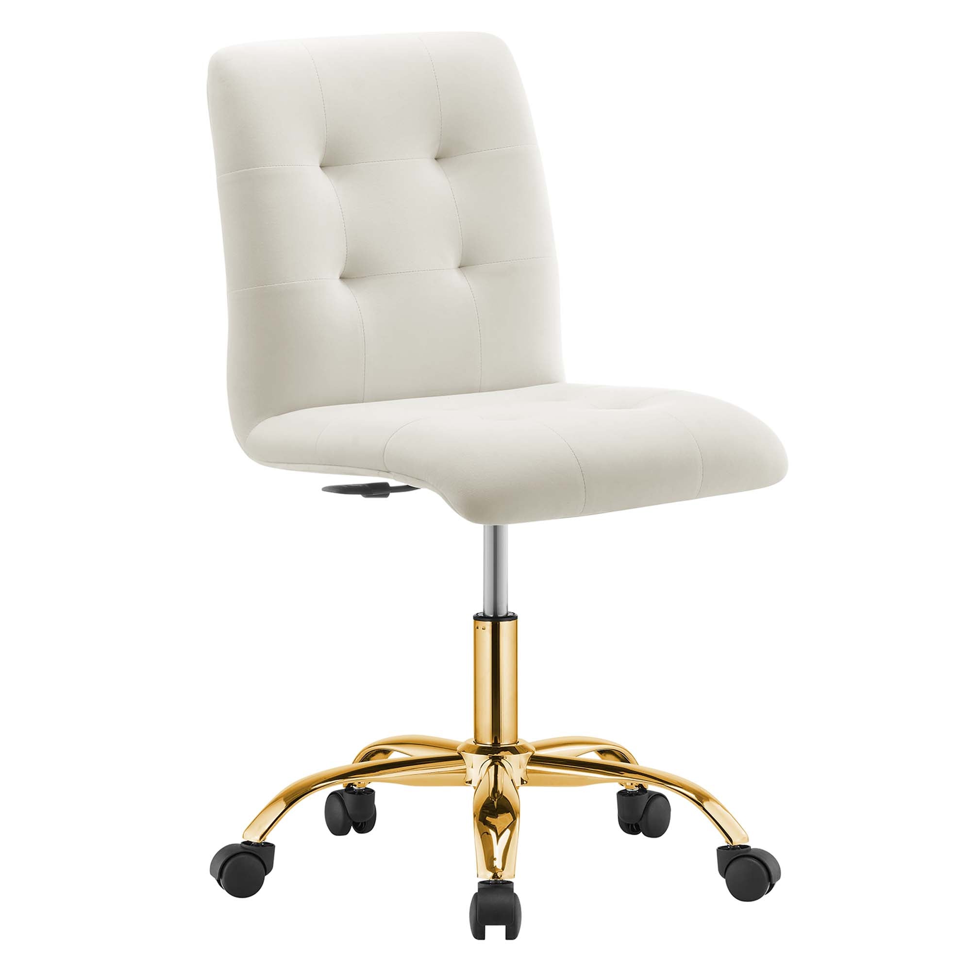 Prim Armless Performance Velvet Office Chair by Modway - Best Buy Furniture