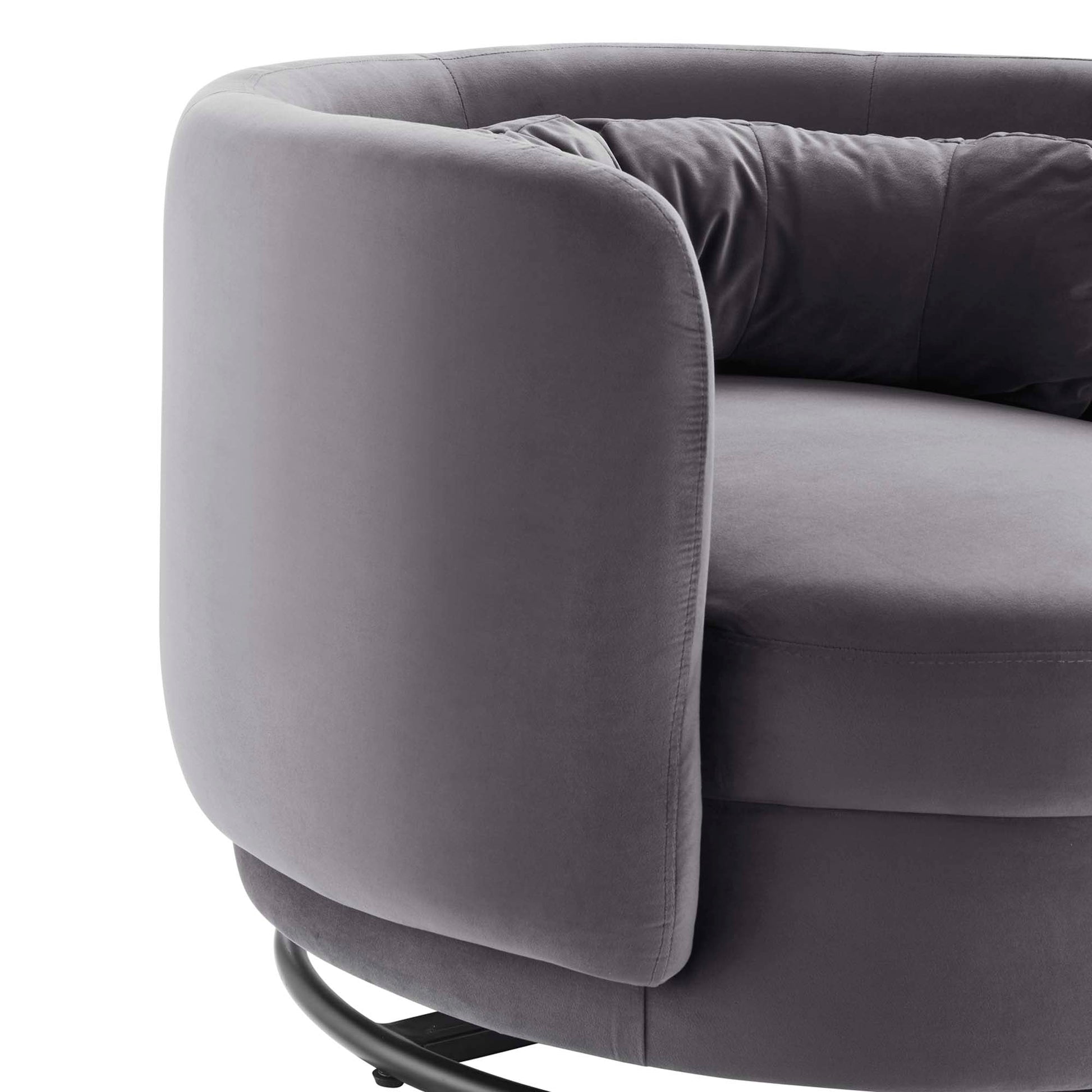 Relish Performance Velvet Swivel Chair - Best Buy Furniture