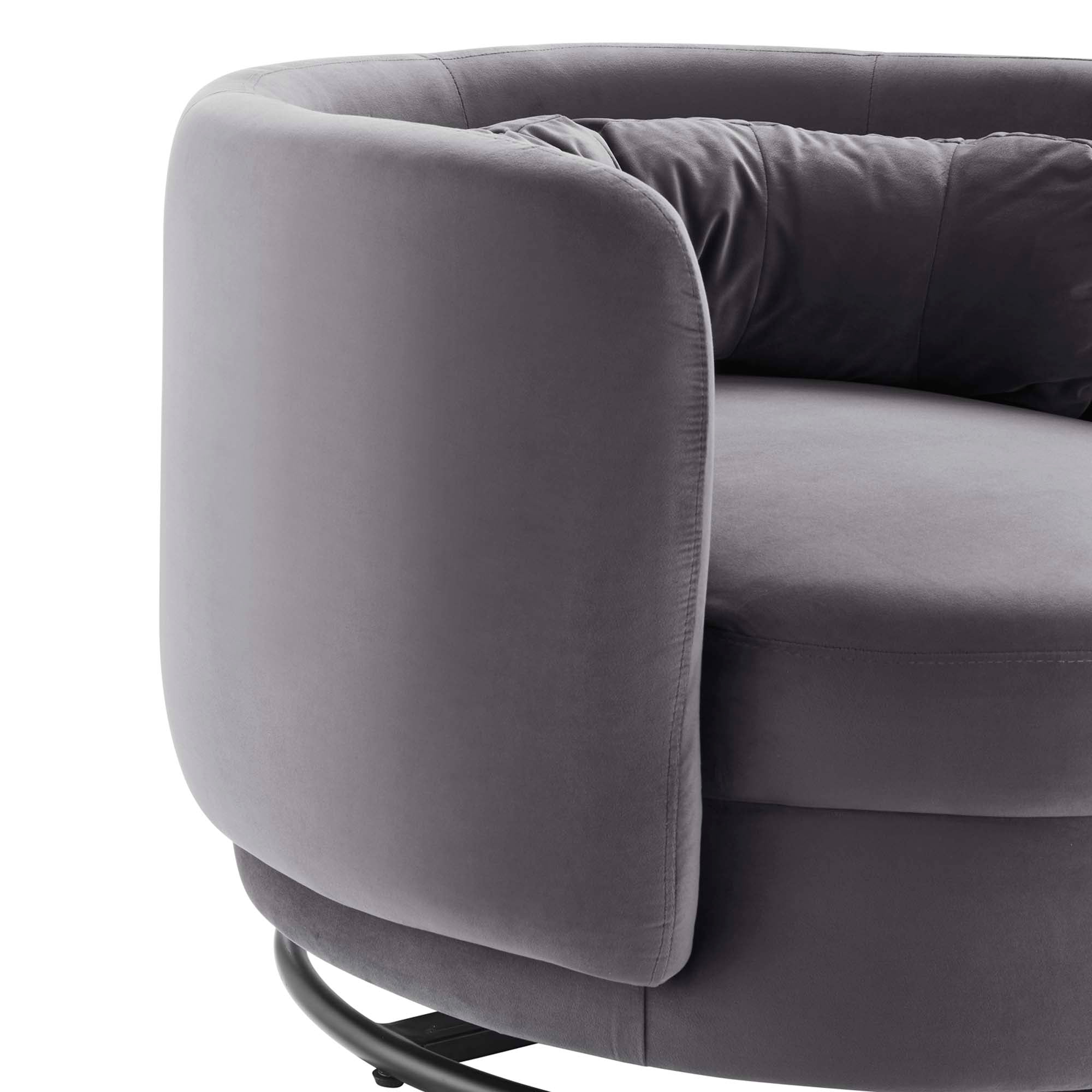 Relish Performance Velvet Swivel Chair - Best Buy Furniture