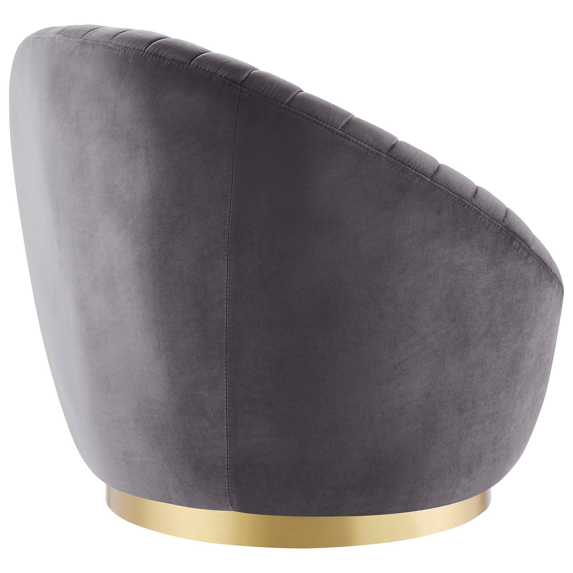 Whirr Tufted Performance Velvet Swivel Chair - Best Buy Furniture