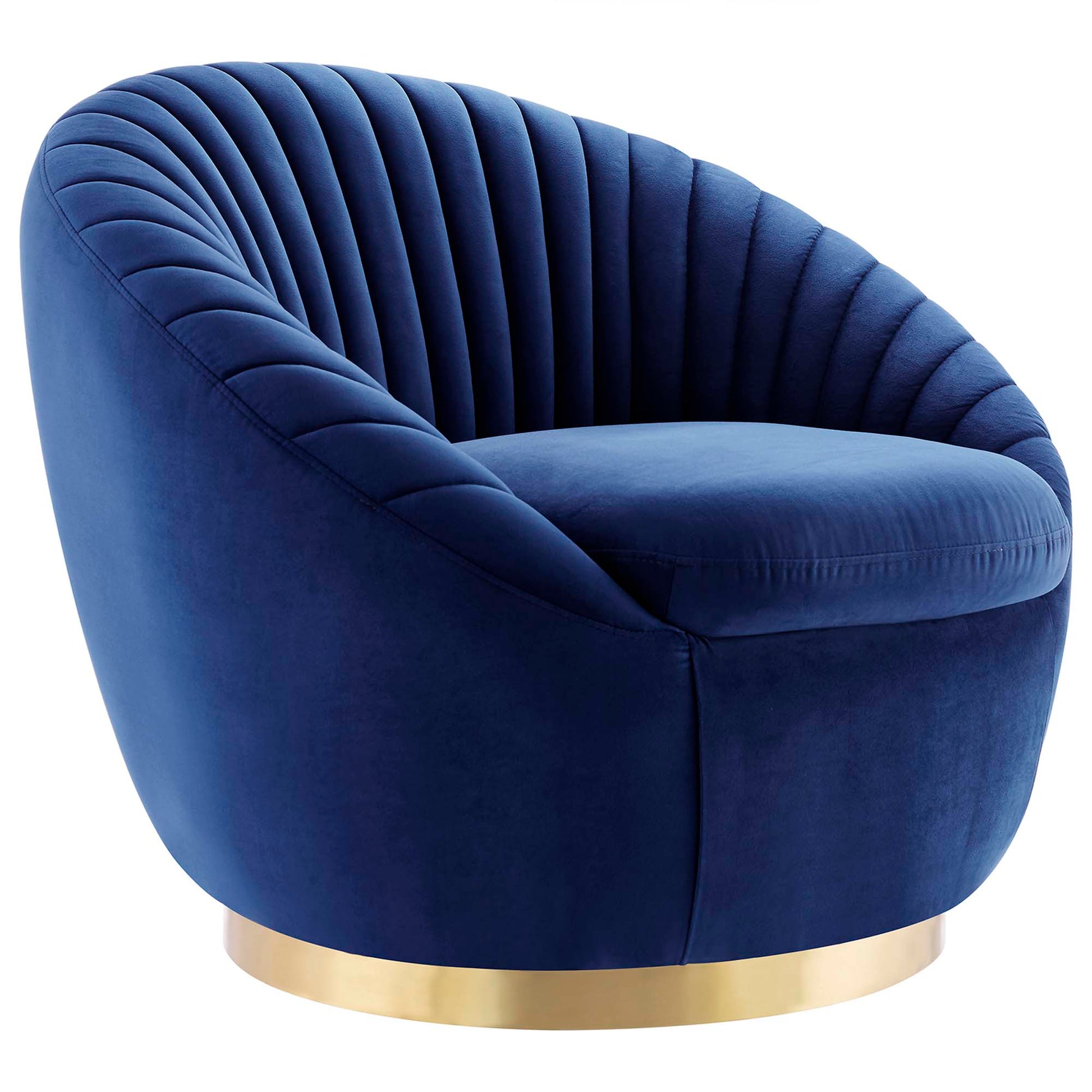 Whirr Tufted Performance Velvet Swivel Chair - Best Buy Furniture