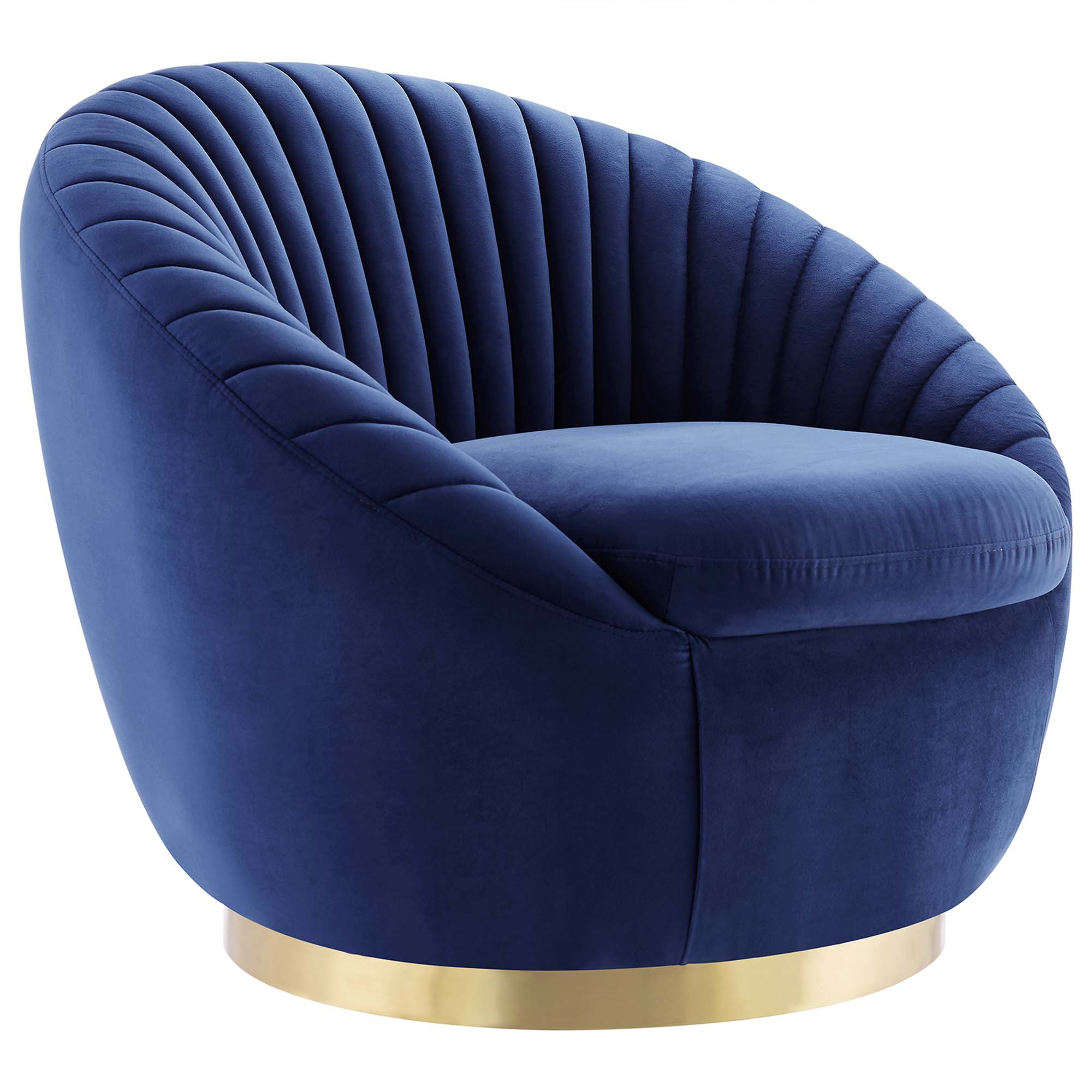 Whirr Tufted Performance Velvet Swivel Chair - Best Buy Furniture
