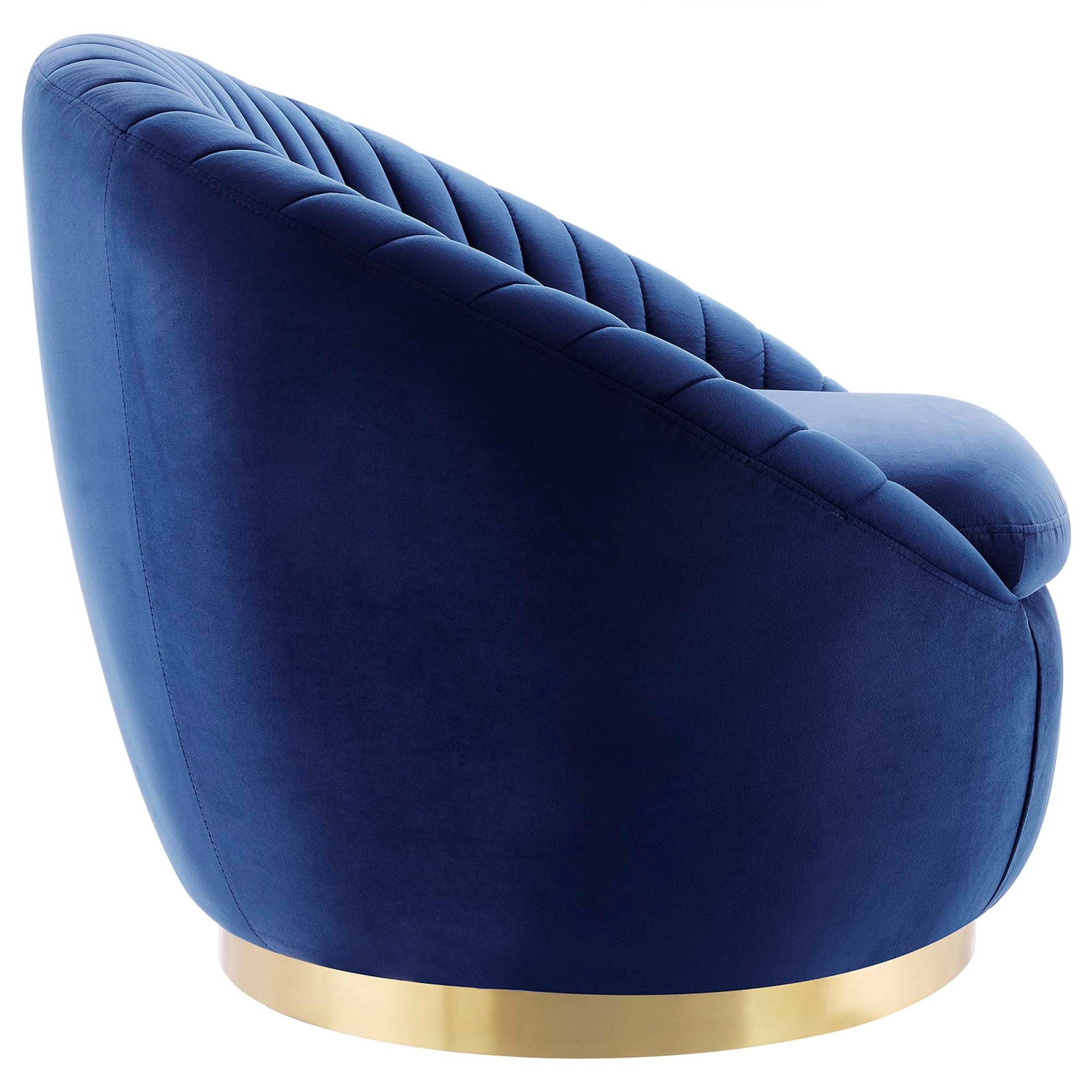 Whirr Tufted Performance Velvet Swivel Chair - Best Buy Furniture