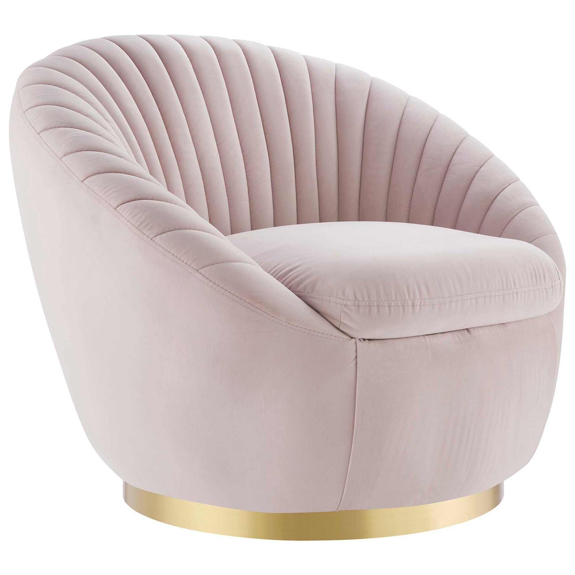 Whirr Tufted Performance Velvet Swivel Chair - Best Buy Furniture