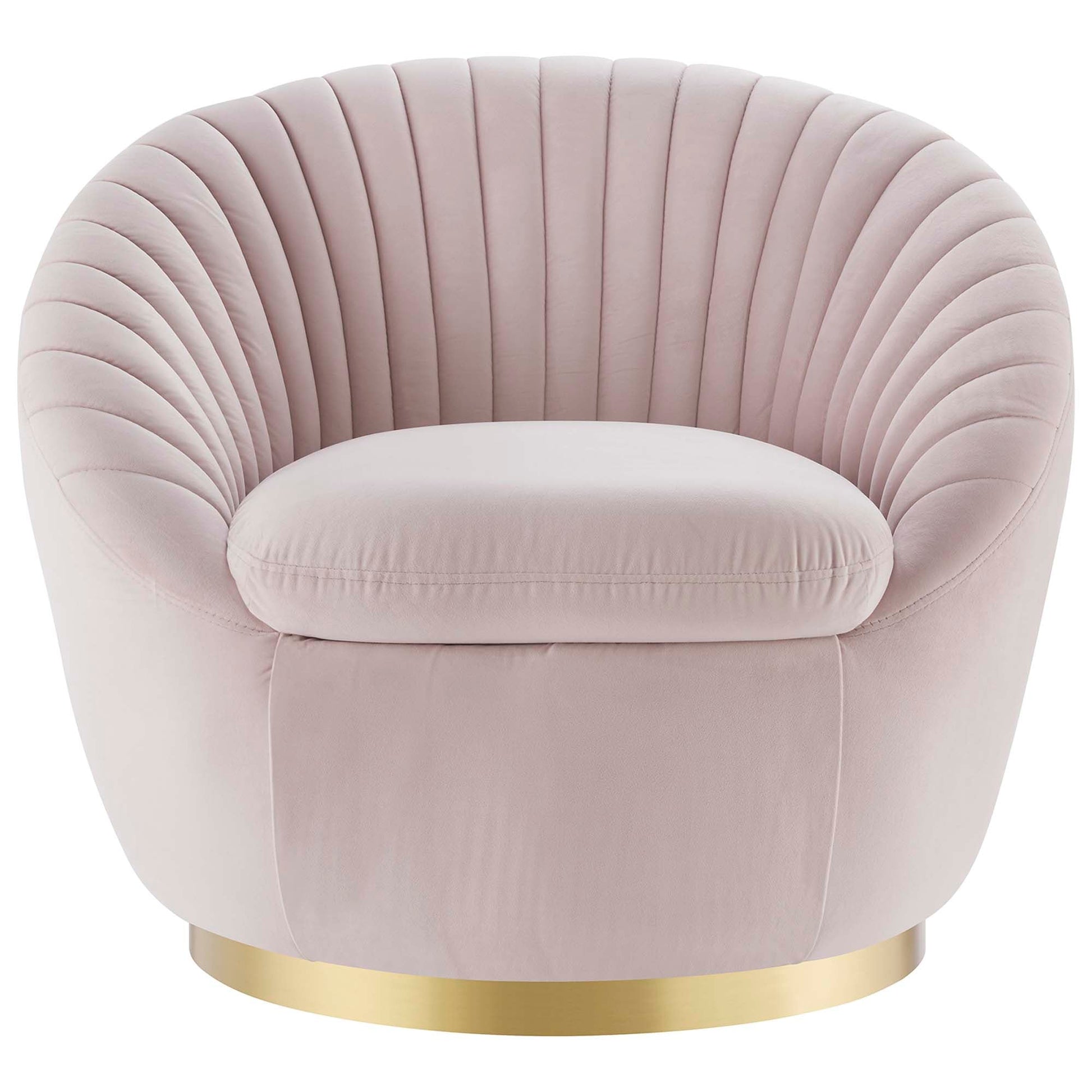 Whirr Tufted Performance Velvet Swivel Chair - Best Buy Furniture