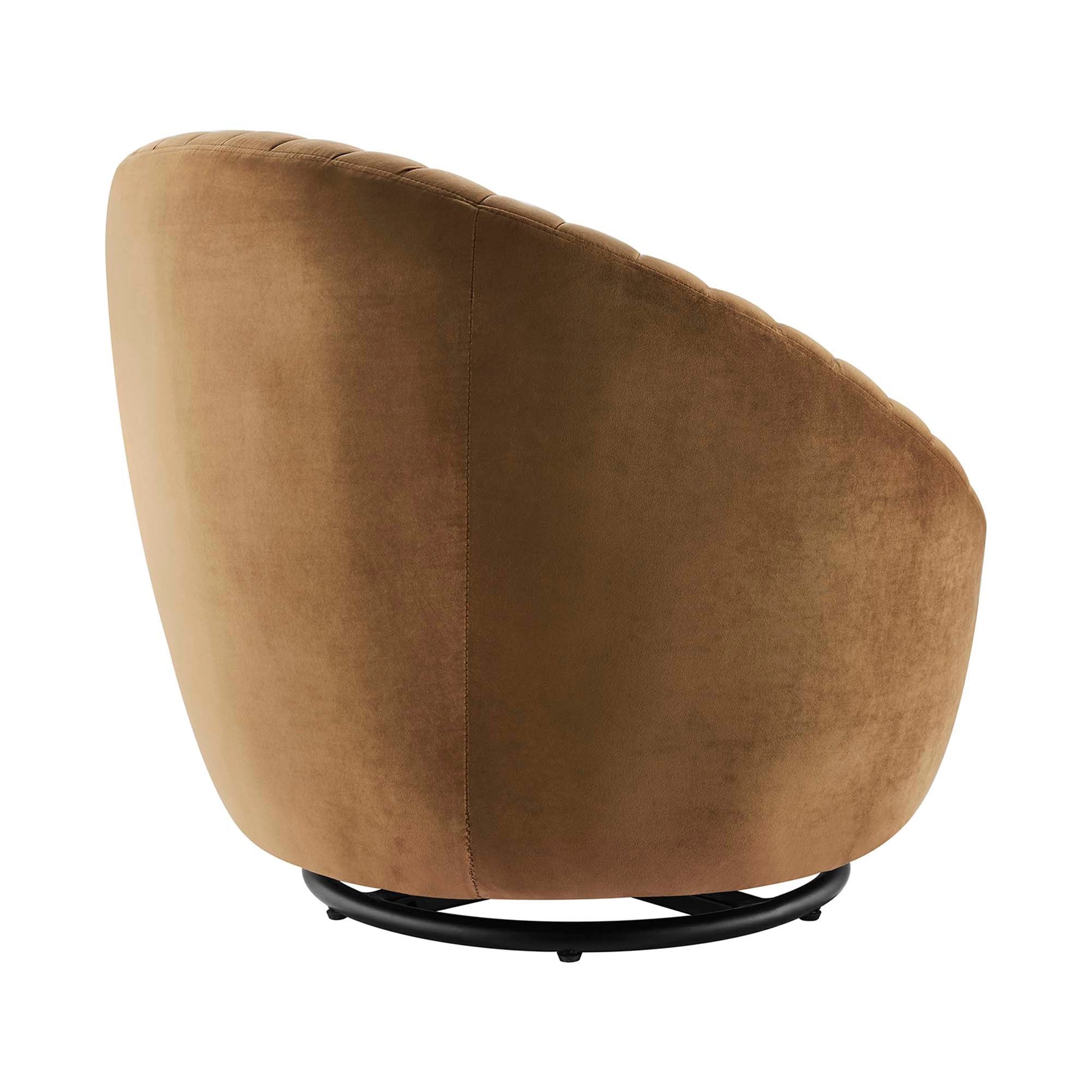 Whirr Tufted Performance Velvet Swivel Chair - Best Buy Furniture