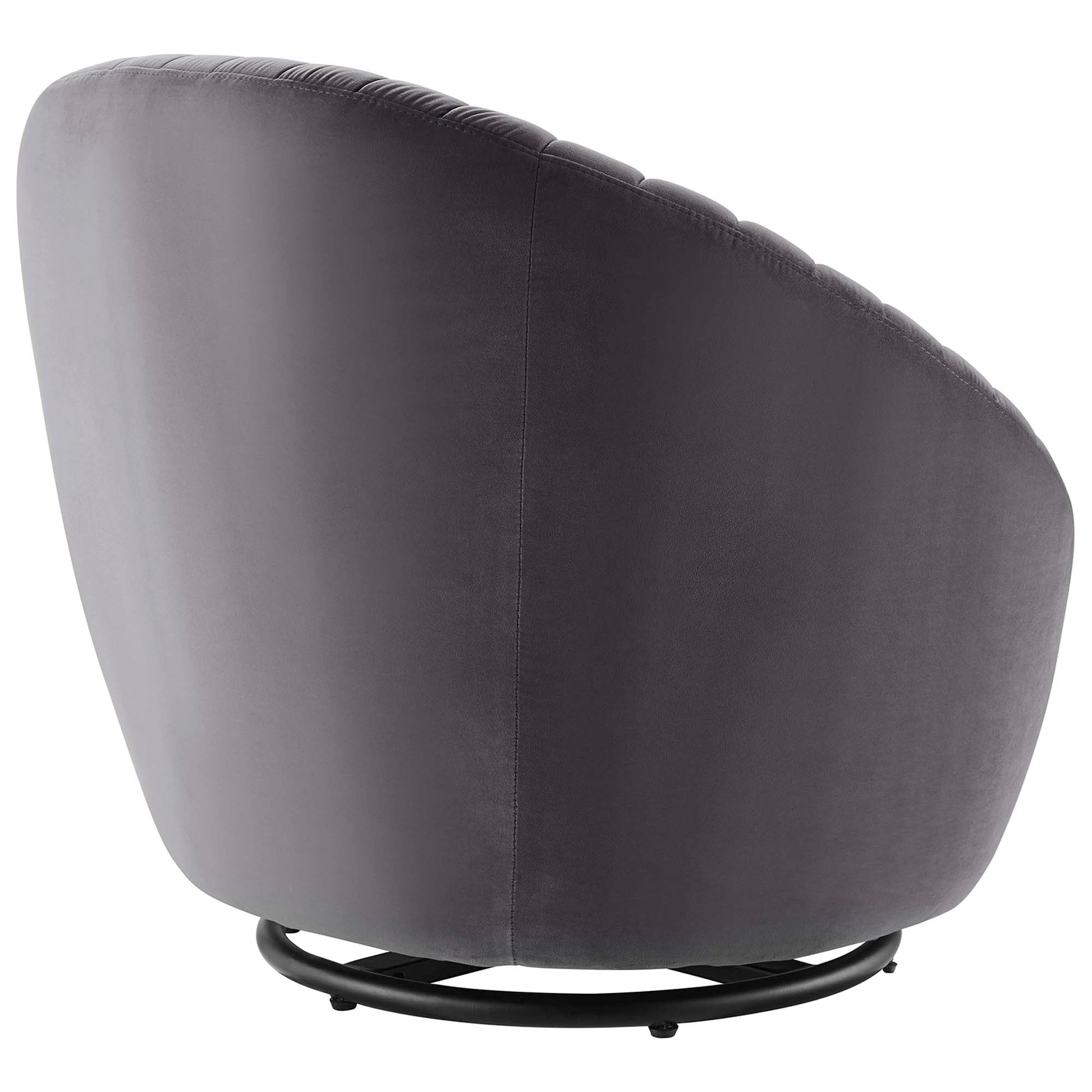 Whirr Tufted Performance Velvet Swivel Chair - Best Buy Furniture