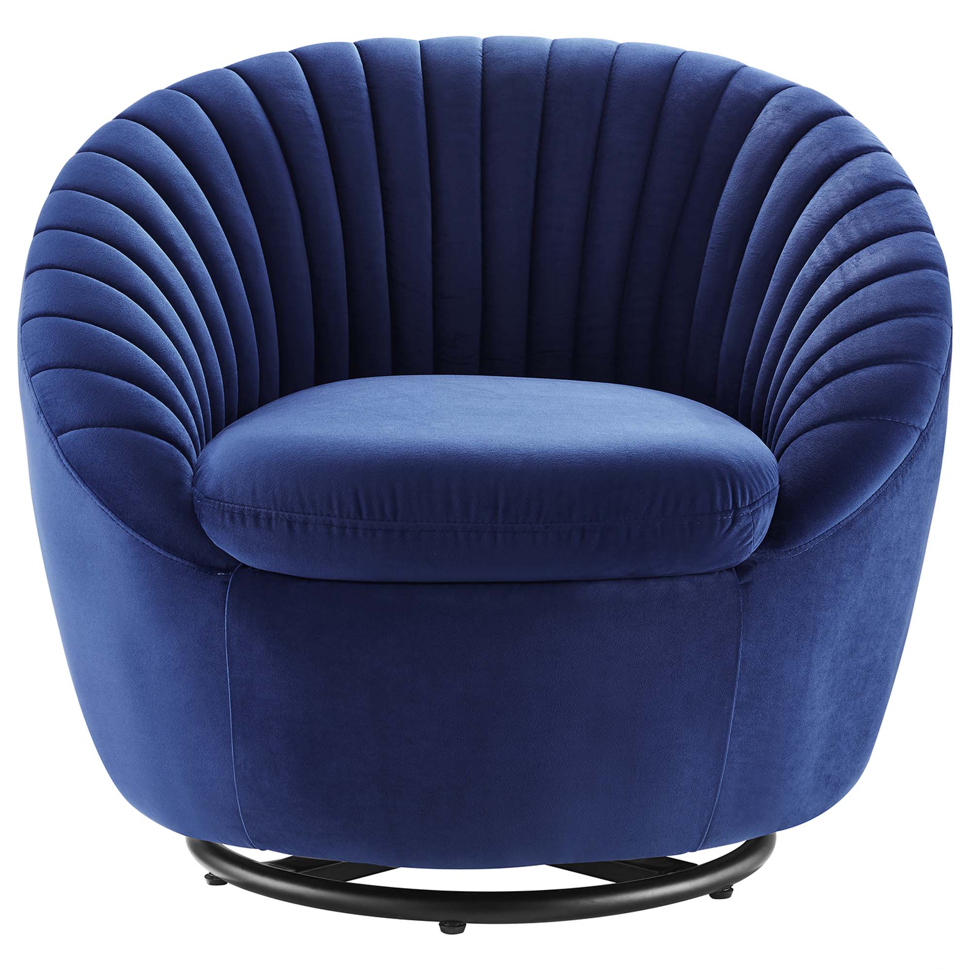 Whirr Tufted Performance Velvet Swivel Chair - Best Buy Furniture