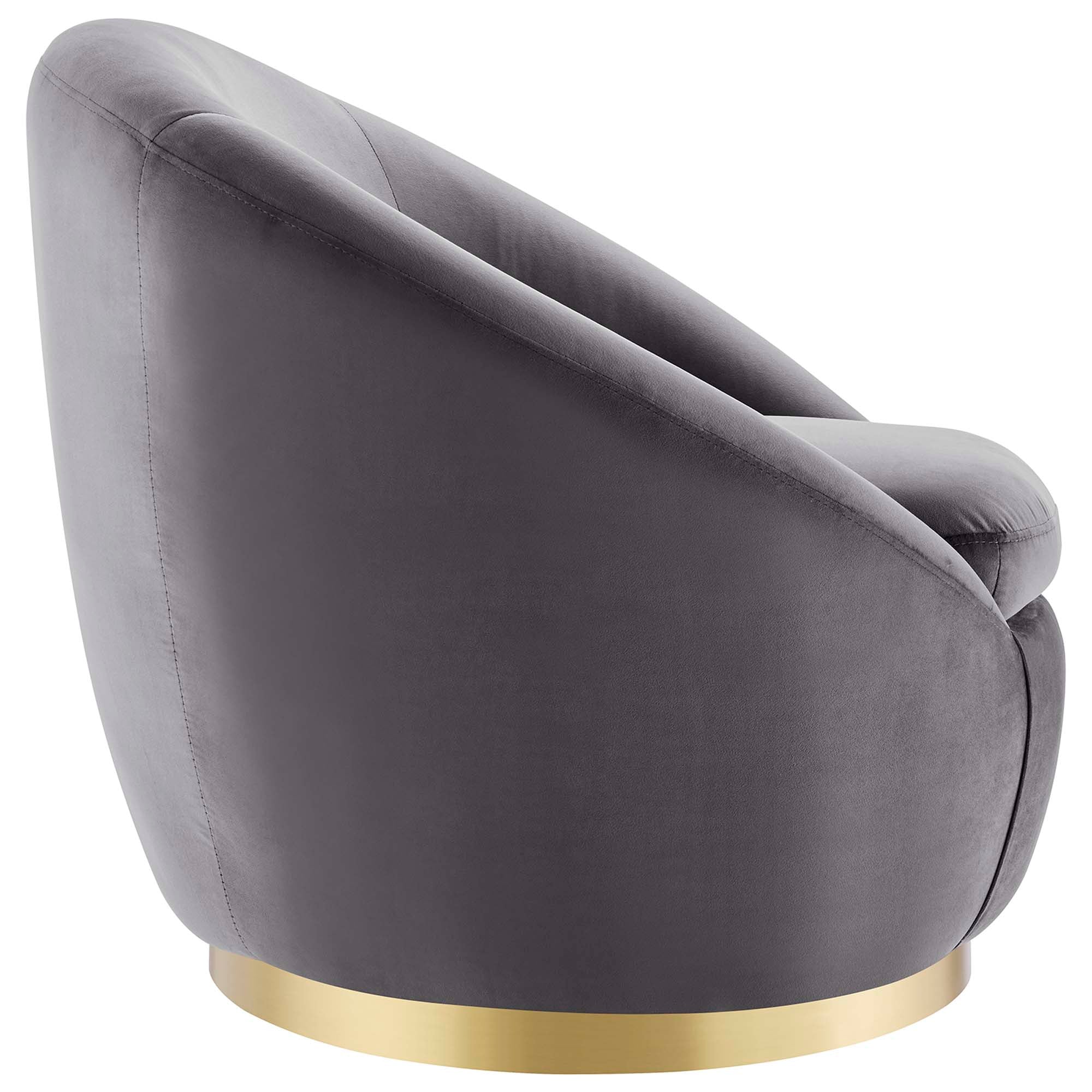 Buttercup Performance Velvet Swivel Chair - Best Buy Furniture