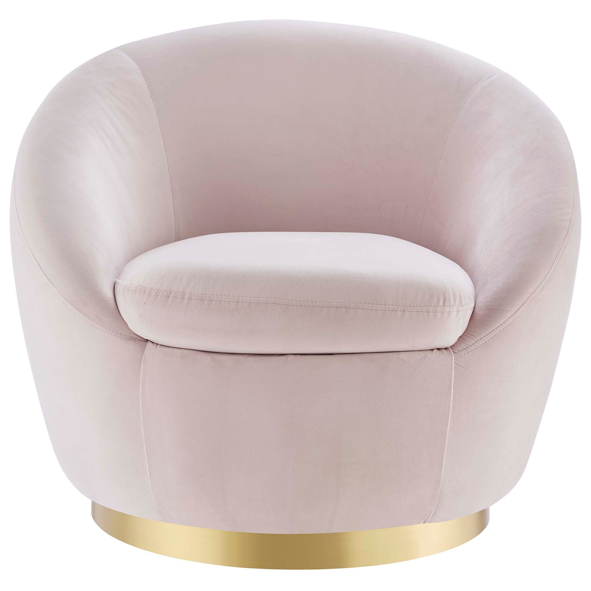Buttercup Performance Velvet Swivel Chair - Best Buy Furniture