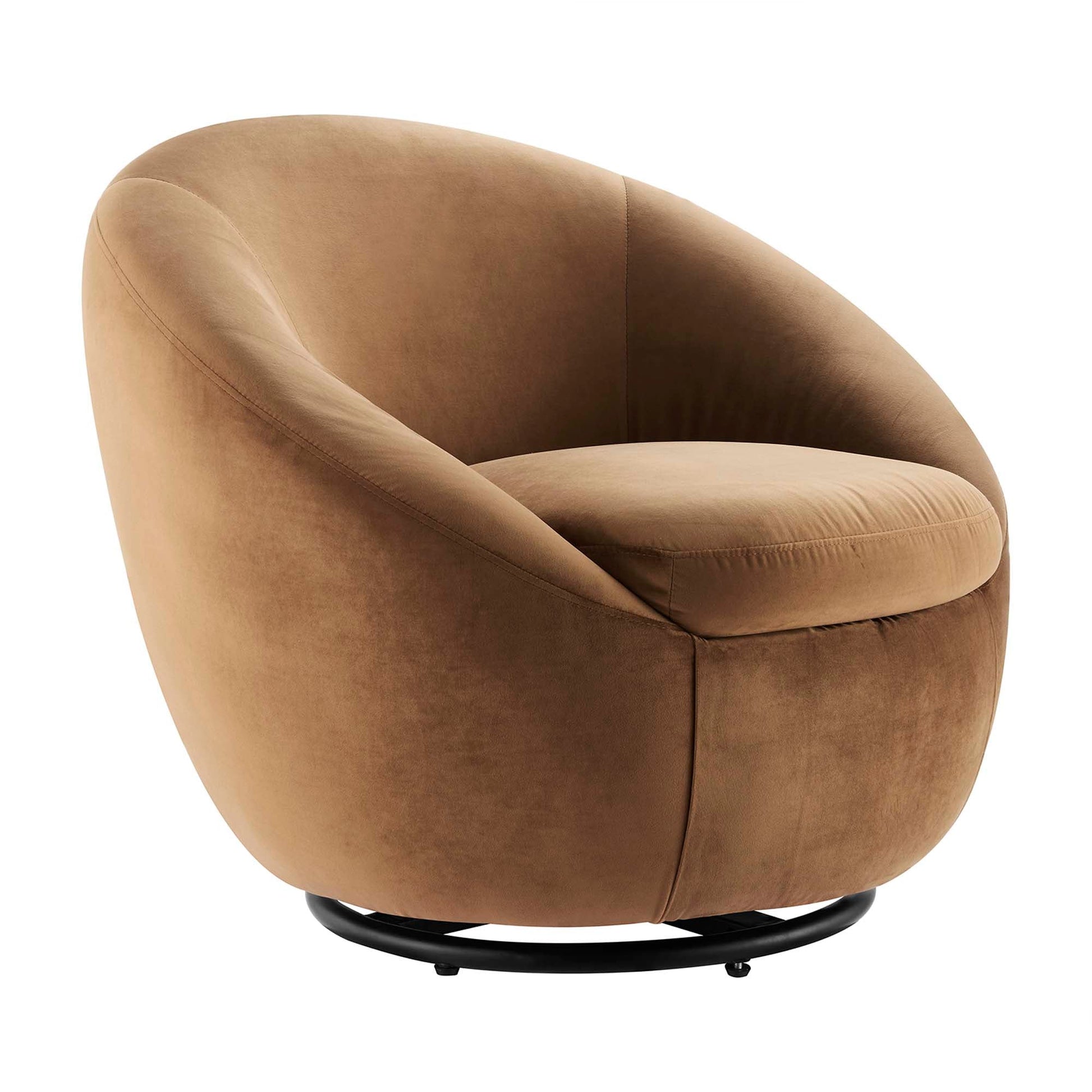 Buttercup Performance Velvet Swivel Chair - Best Buy Furniture