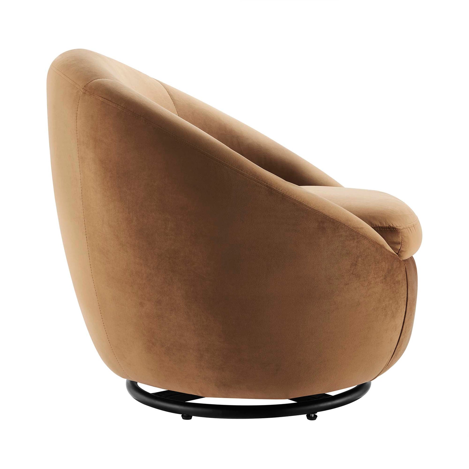 Buttercup Performance Velvet Swivel Chair - Best Buy Furniture
