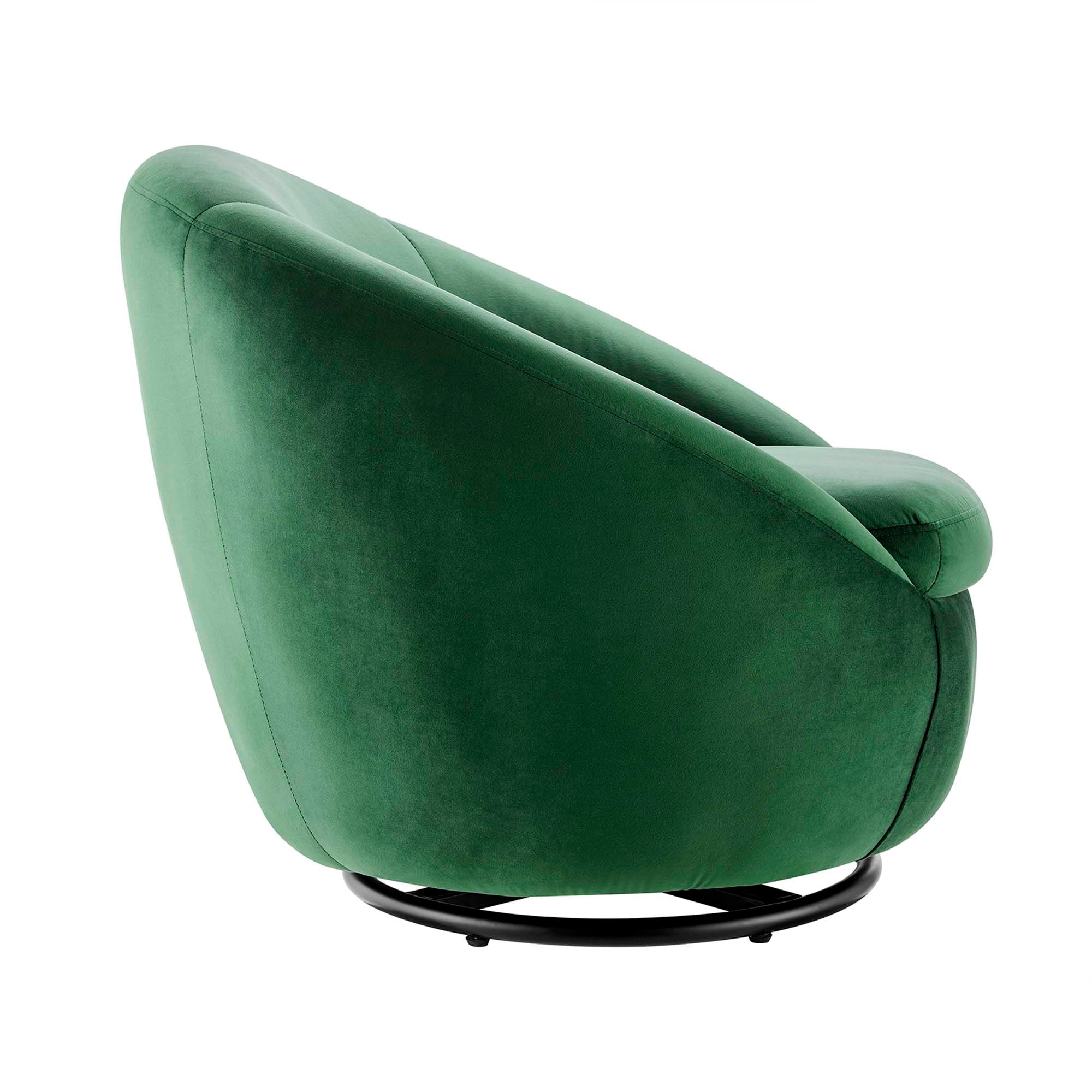Buttercup Performance Velvet Swivel Chair - Best Buy Furniture