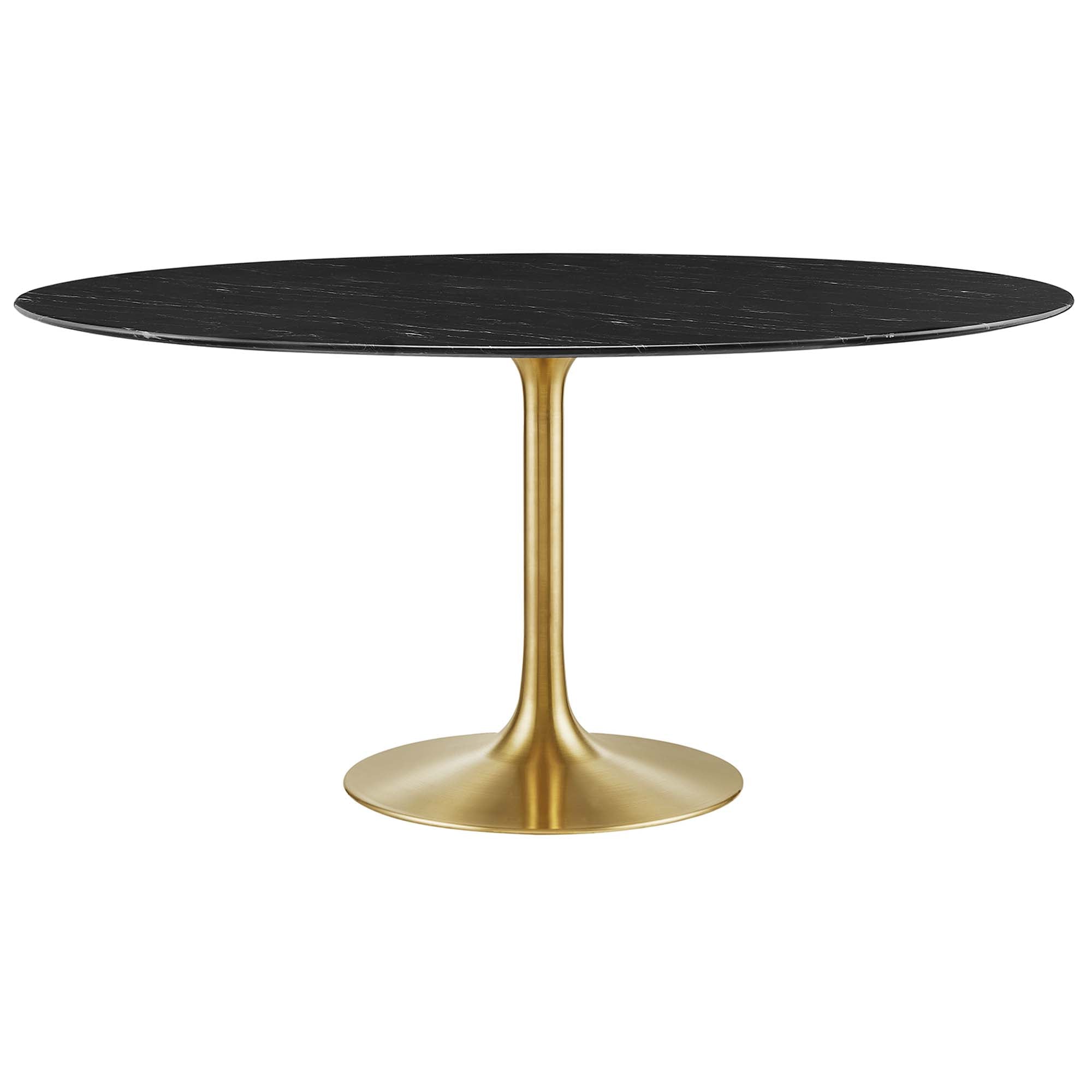 Lippa 60" Round Faux Marble Dining Table by Modway - Best Buy Furniture