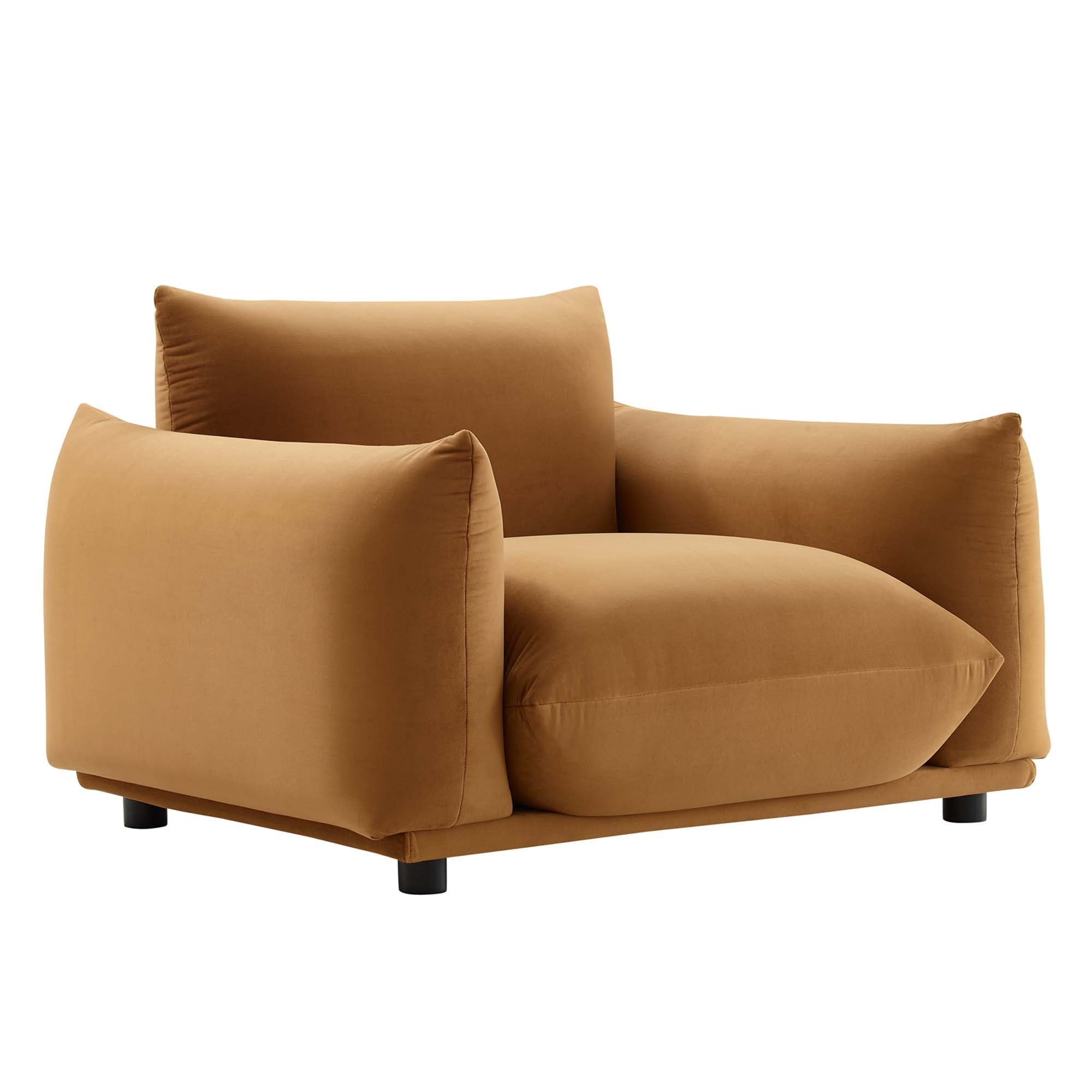 Copious Performance Velvet Armchair - Best Buy Furniture