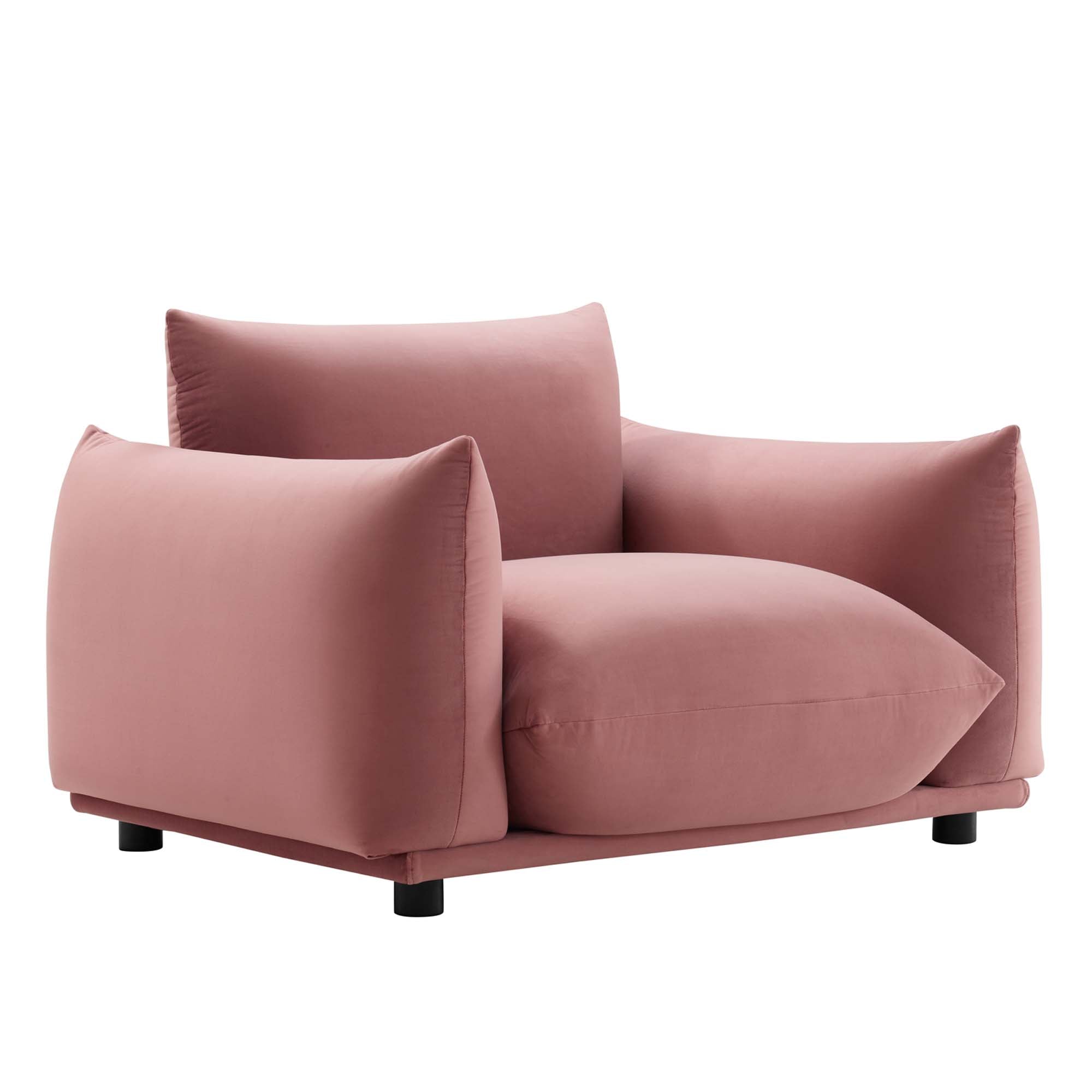 Copious Performance Velvet Armchair - Best Buy Furniture
