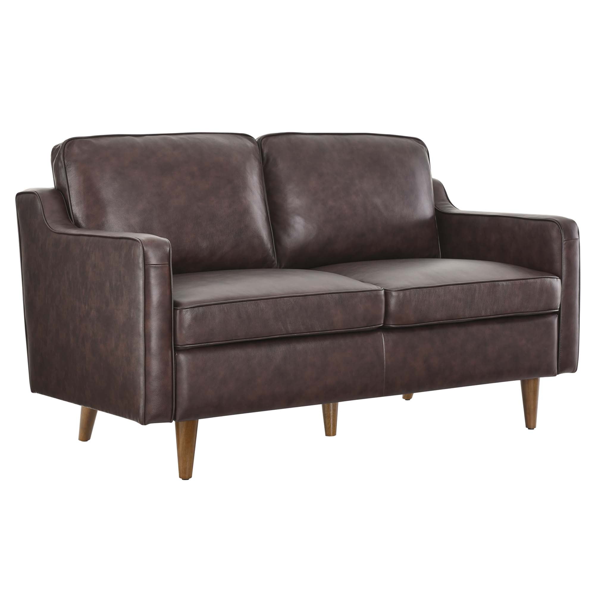 Impart Genuine Leather Loveseat by Modway - Best Buy Furniture