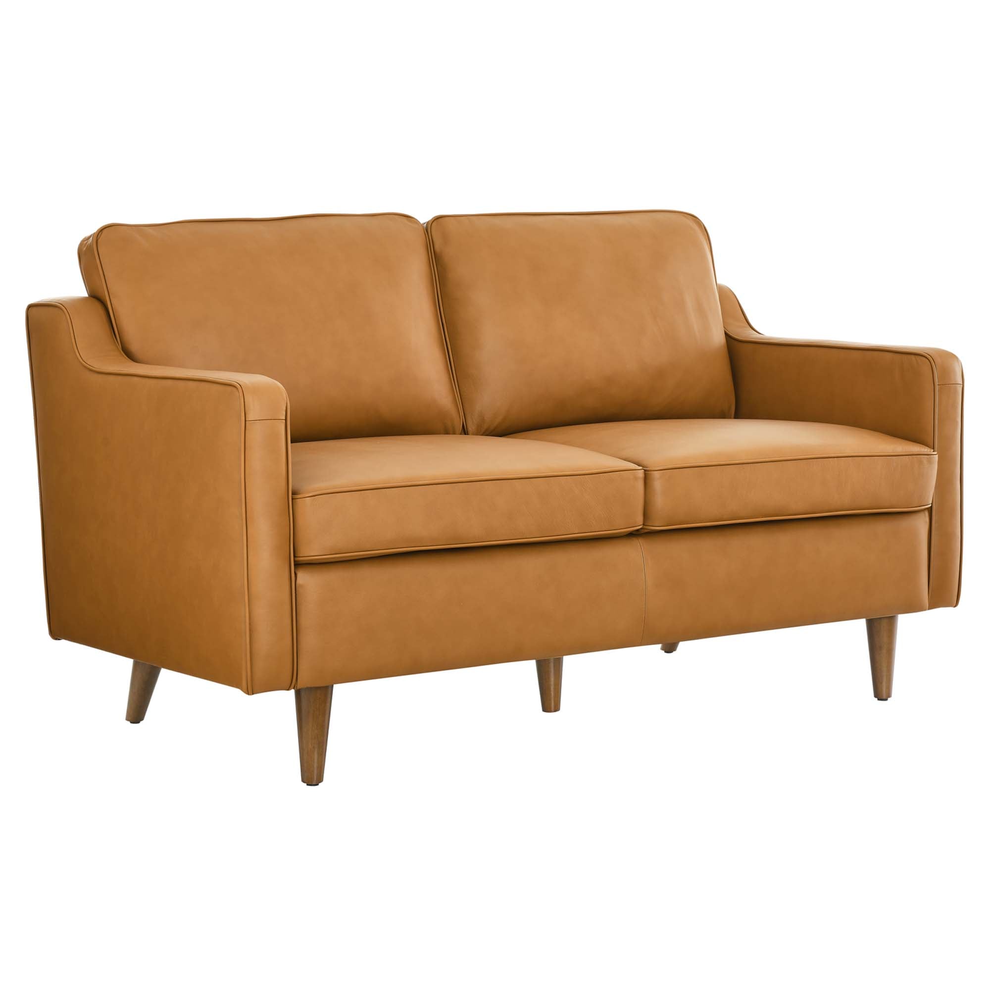 Impart Genuine Leather Loveseat by Modway - Best Buy Furniture