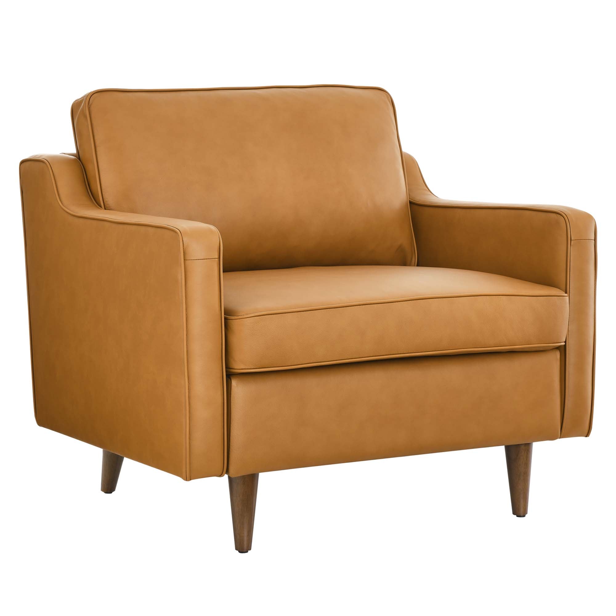 Impart Genuine Leather Armchair - Best Buy Furniture