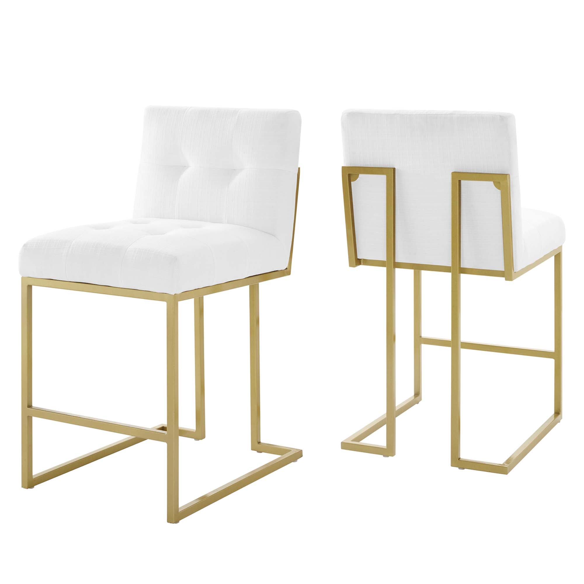 Privy Upholstered Fabric Counter Stool Set of 2 by Modway - Best Buy Furniture