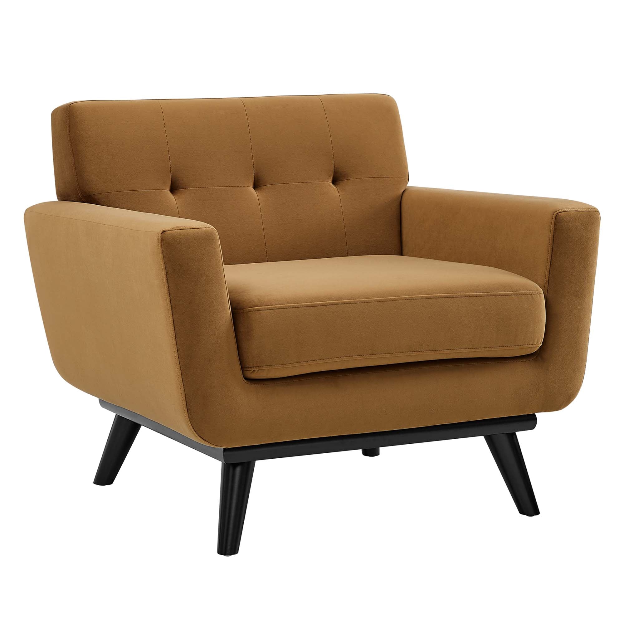 Engage Performance Velvet Armchair - Best Buy Furniture