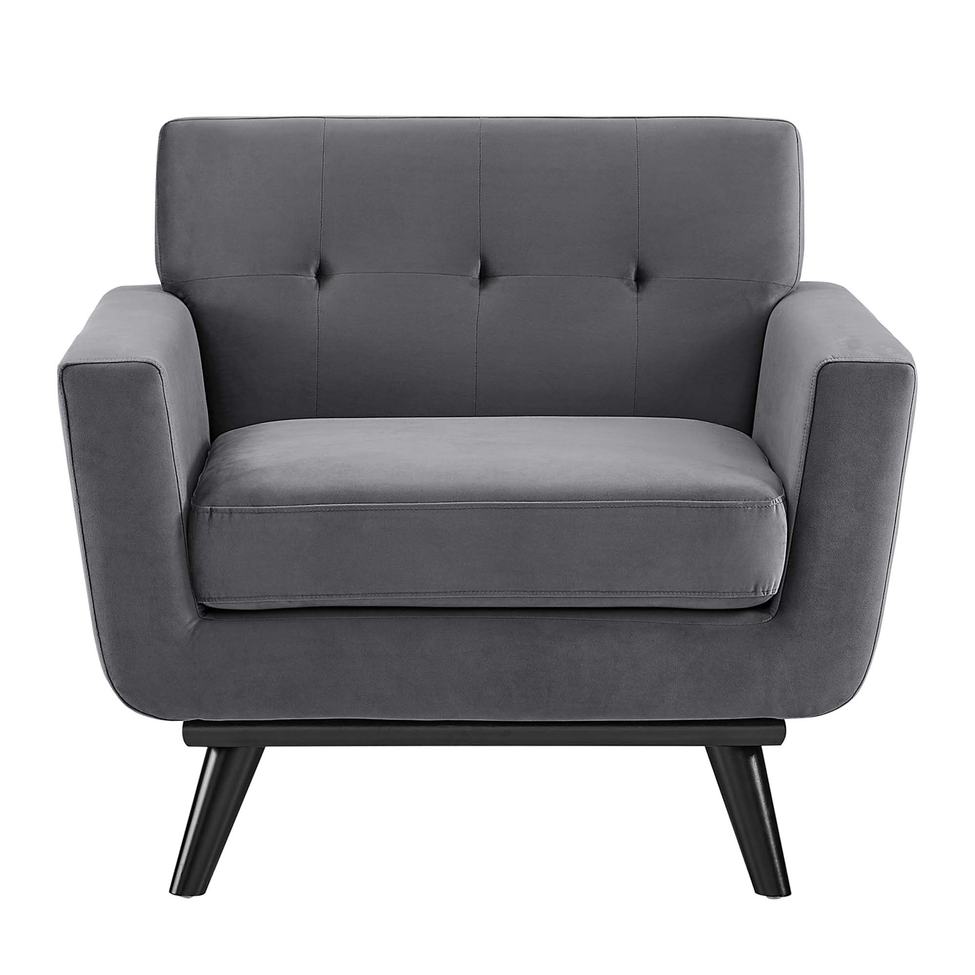 Engage Performance Velvet Armchair - Best Buy Furniture