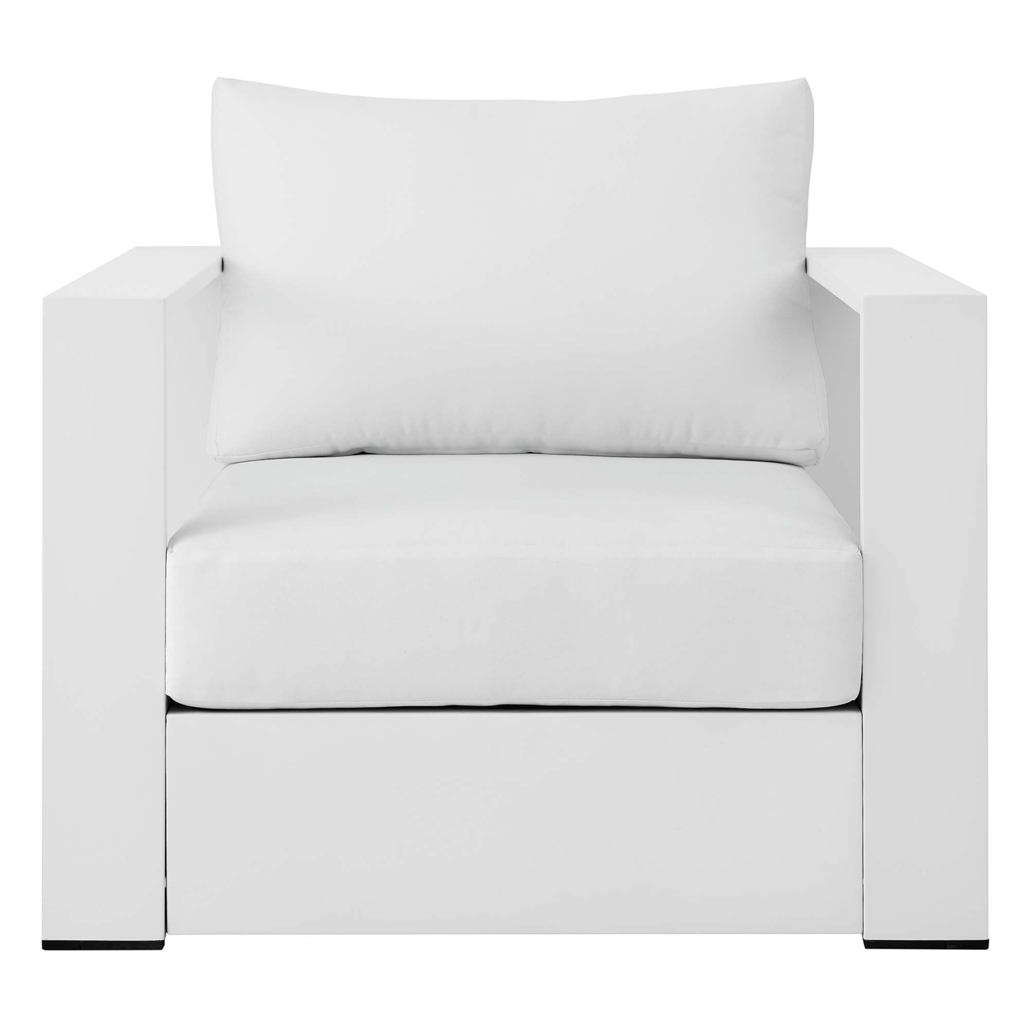 Tahoe Outdoor Patio Powder-Coated Aluminum Armchair by Modway - Best Buy Furniture