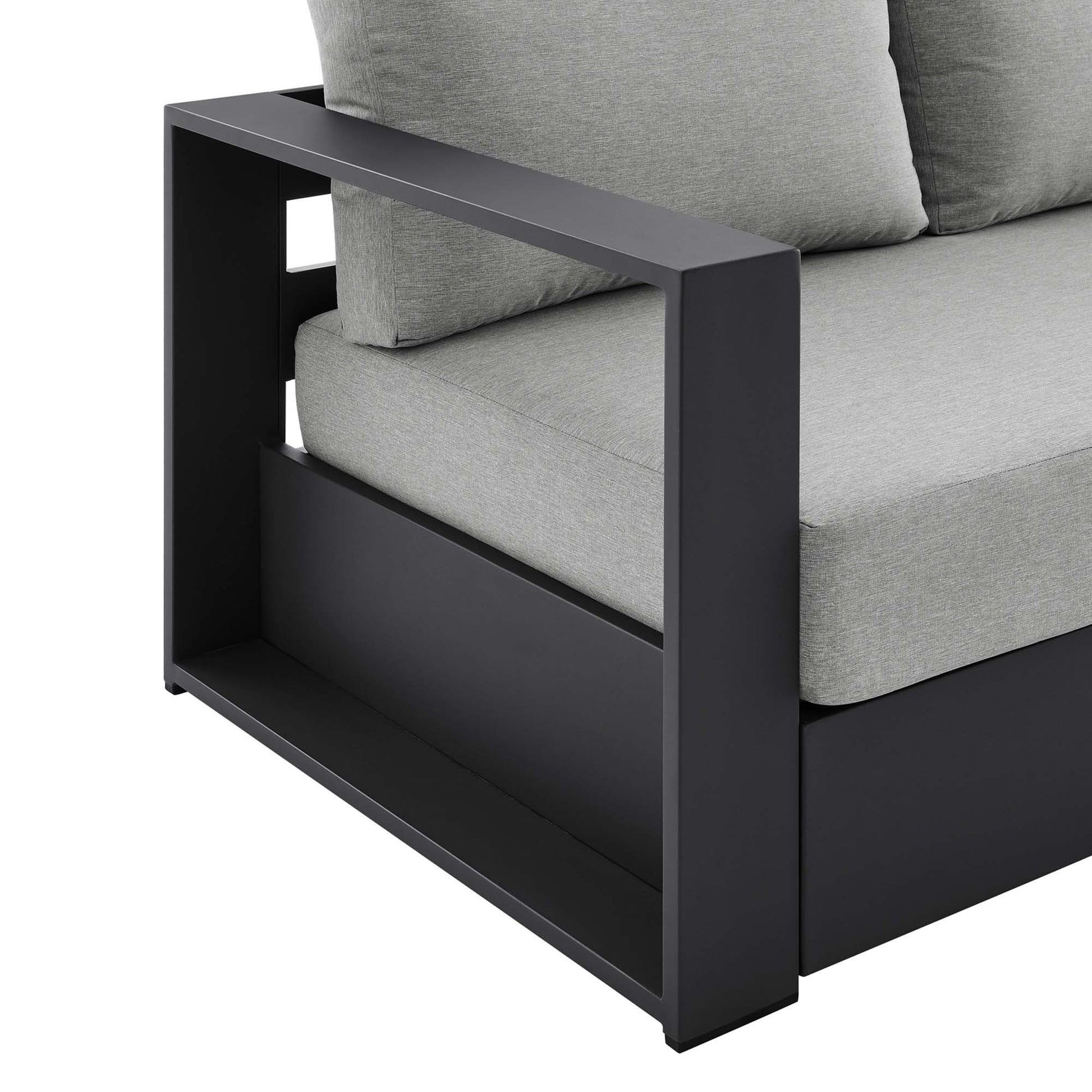 Tahoe Outdoor Patio Powder-Coated Aluminum Sofa by Modway - Best Buy Furniture