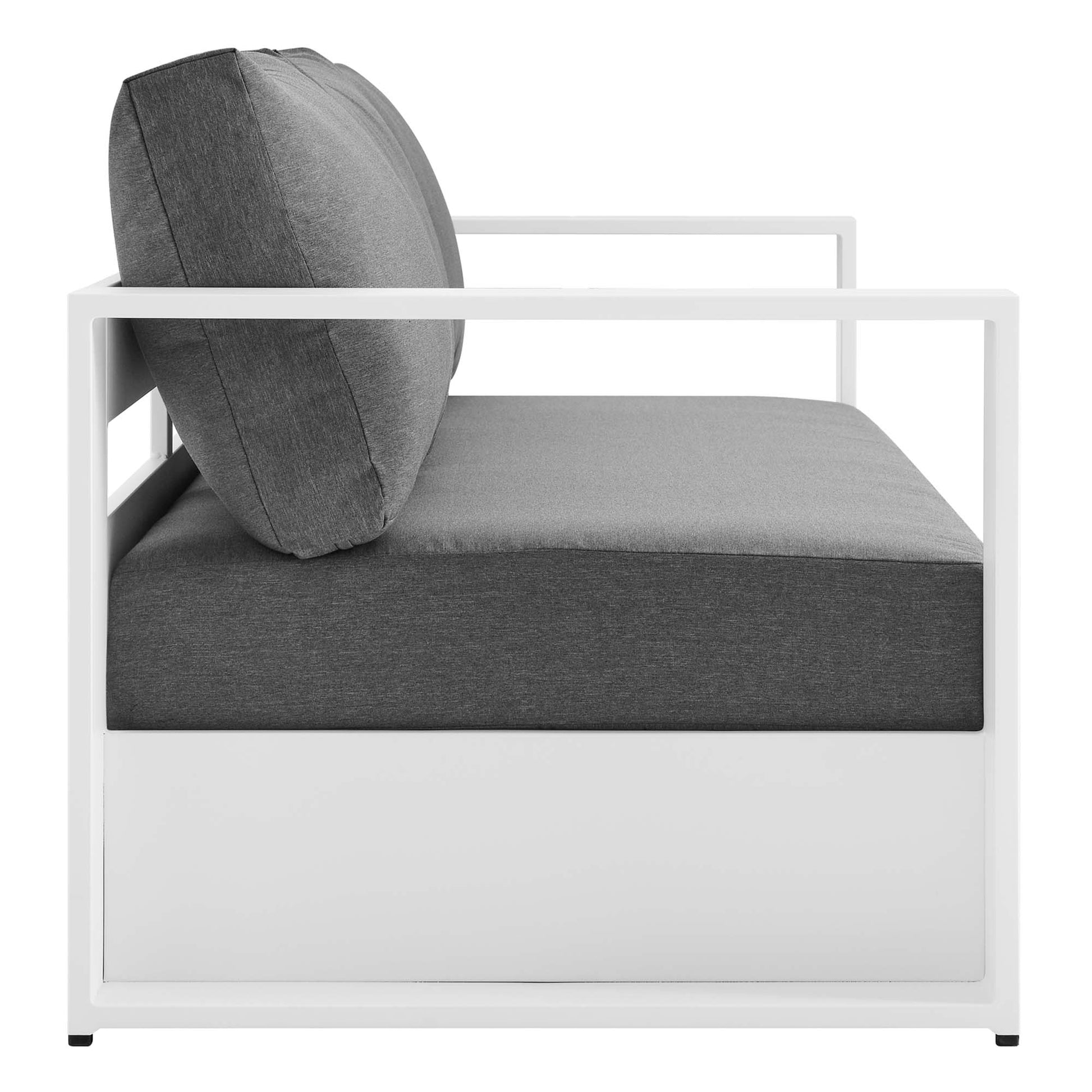 Tahoe Outdoor Patio Powder-Coated Aluminum Sofa by Modway - Best Buy Furniture