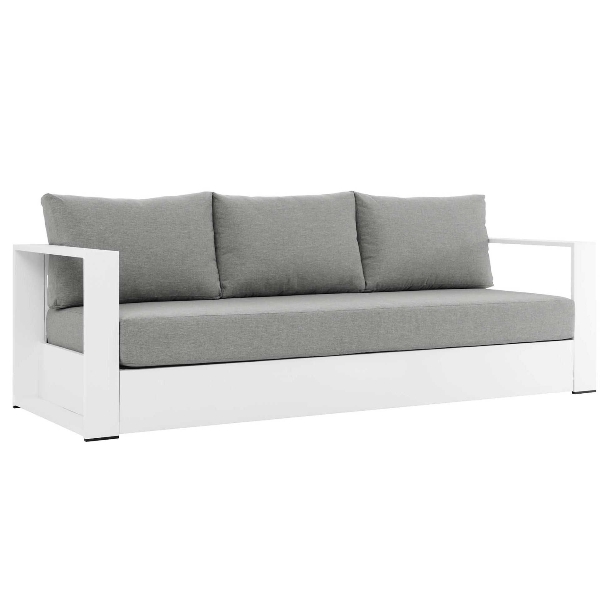 Tahoe Outdoor Patio Powder-Coated Aluminum Sofa by Modway - Best Buy Furniture