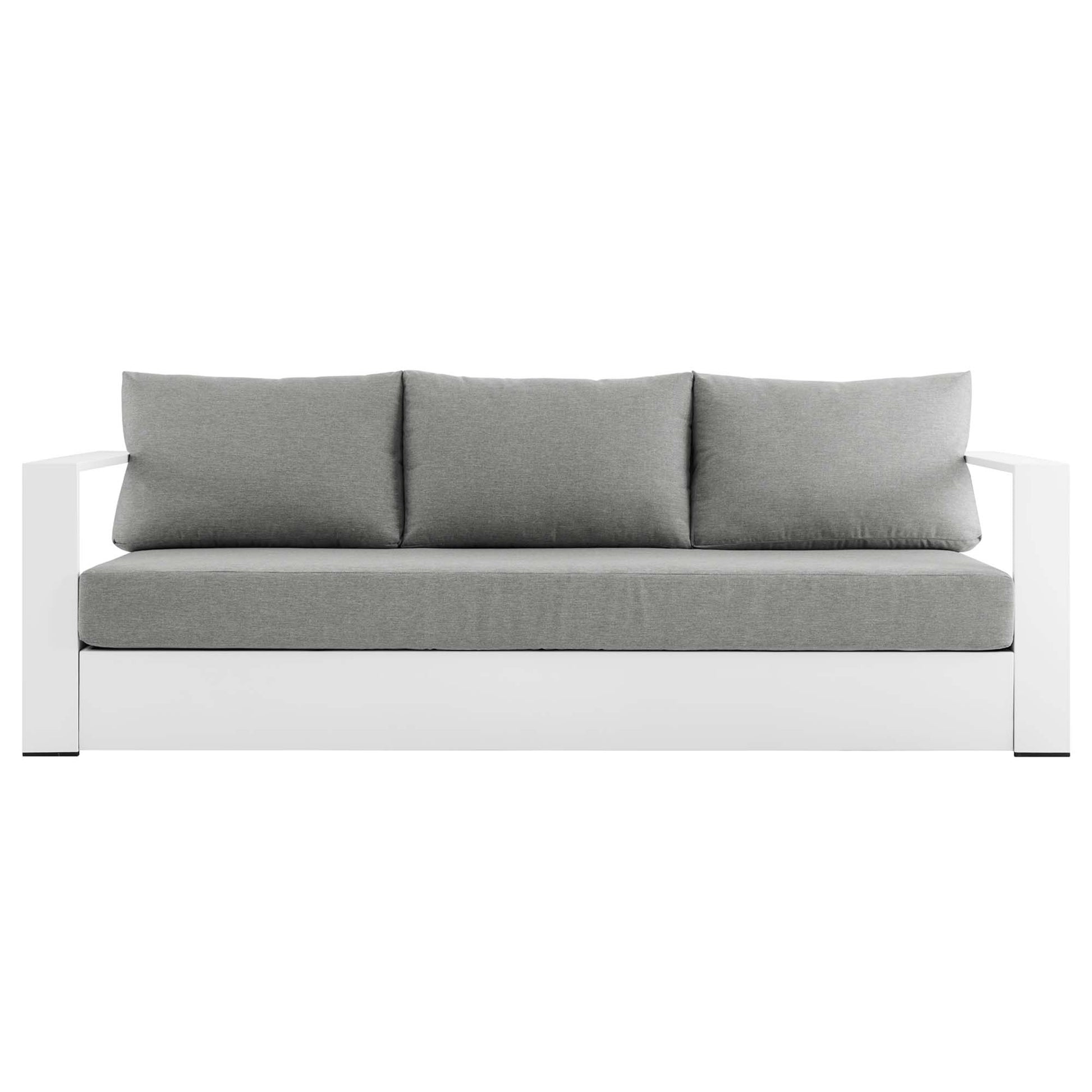 Tahoe Outdoor Patio Powder-Coated Aluminum Sofa by Modway - Best Buy Furniture
