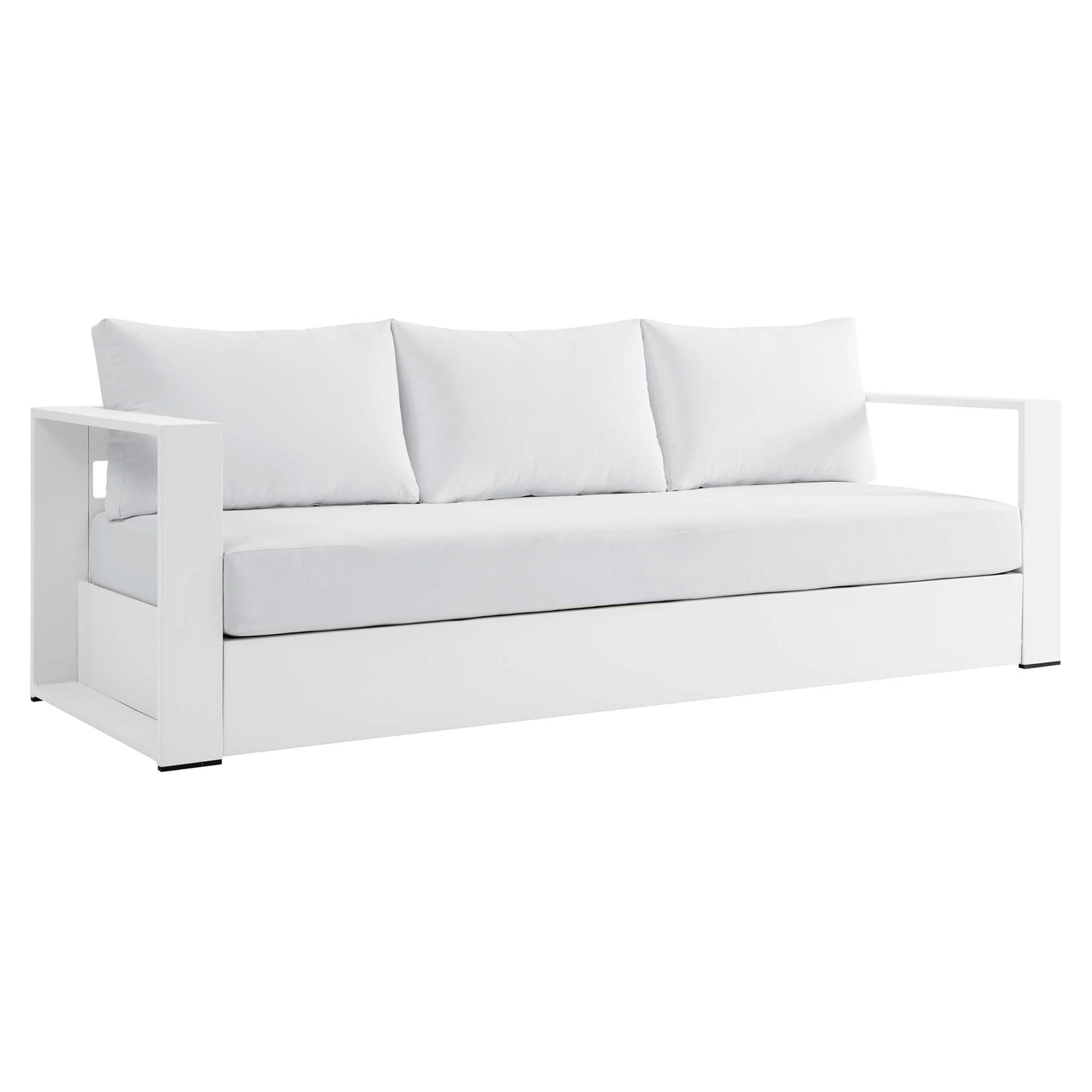 Tahoe Outdoor Patio Powder-Coated Aluminum Sofa by Modway - Best Buy Furniture