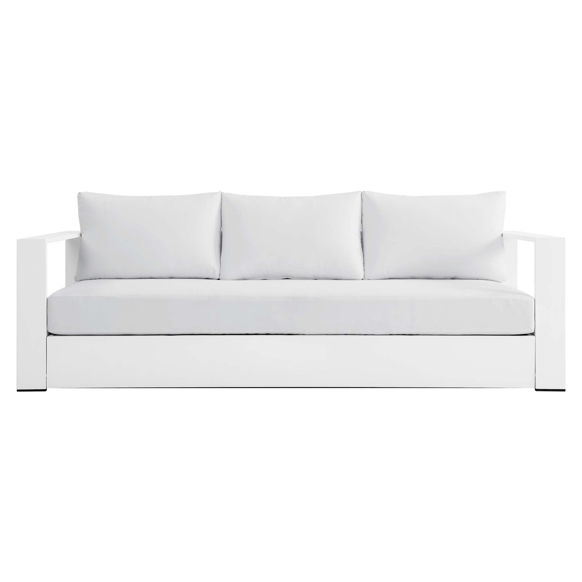 Tahoe Outdoor Patio Powder-Coated Aluminum Sofa by Modway - Best Buy Furniture