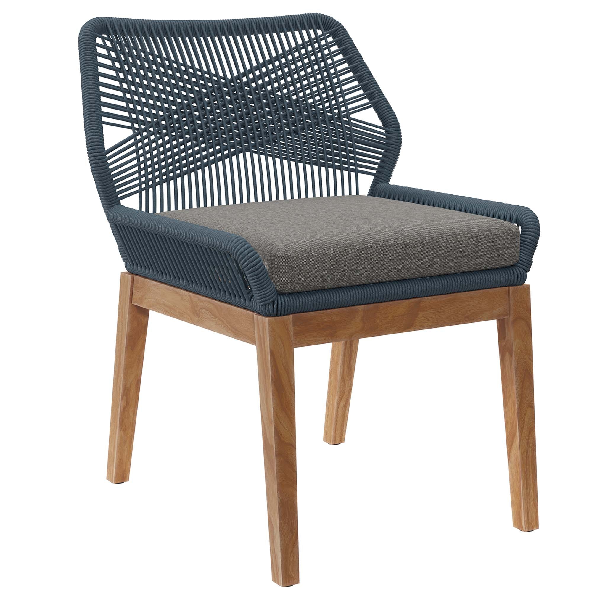 Wellspring Outdoor Patio Teak Wood Dining Chair by Modway - Best Buy Furniture