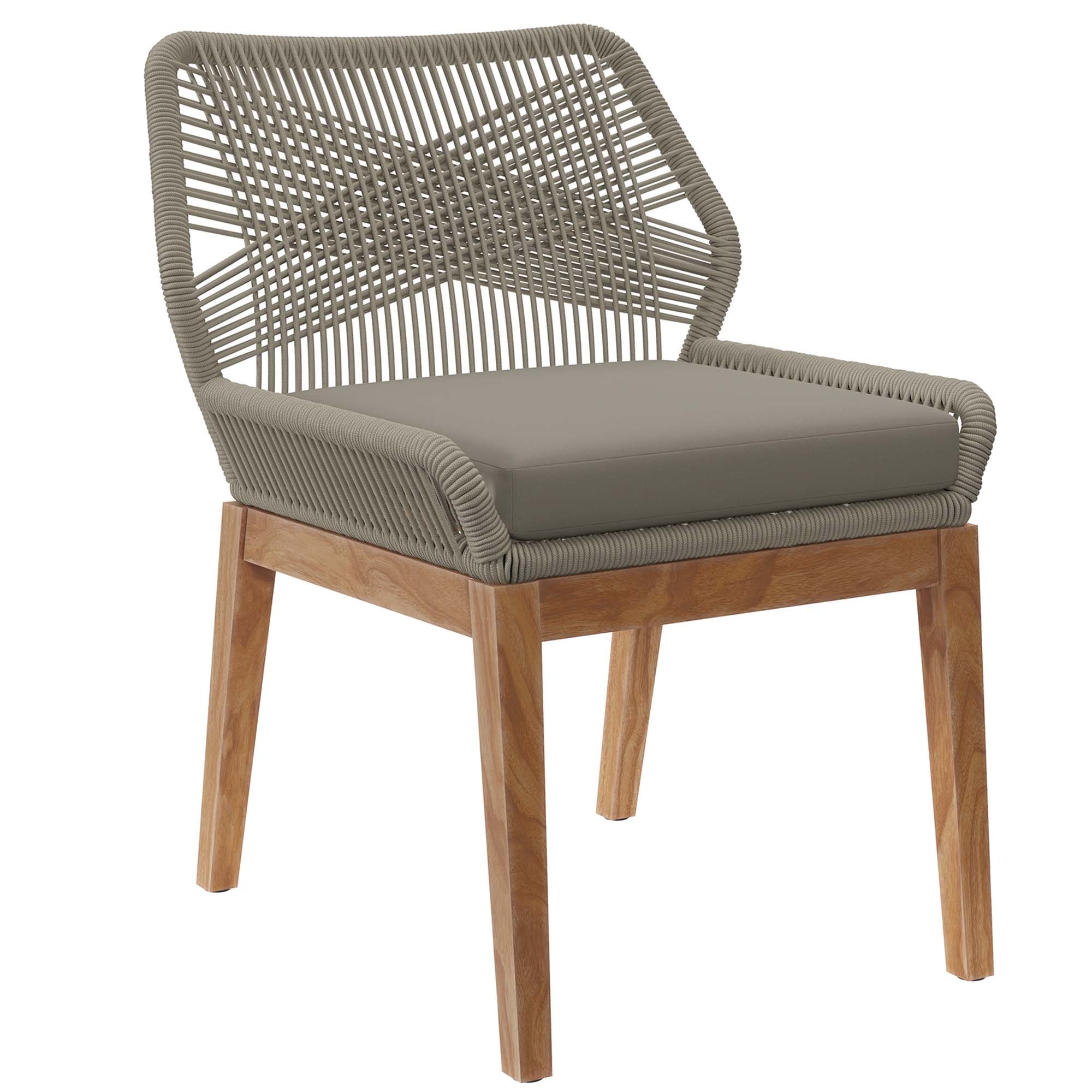 Wellspring Outdoor Patio Teak Wood Dining Chair by Modway - Best Buy Furniture