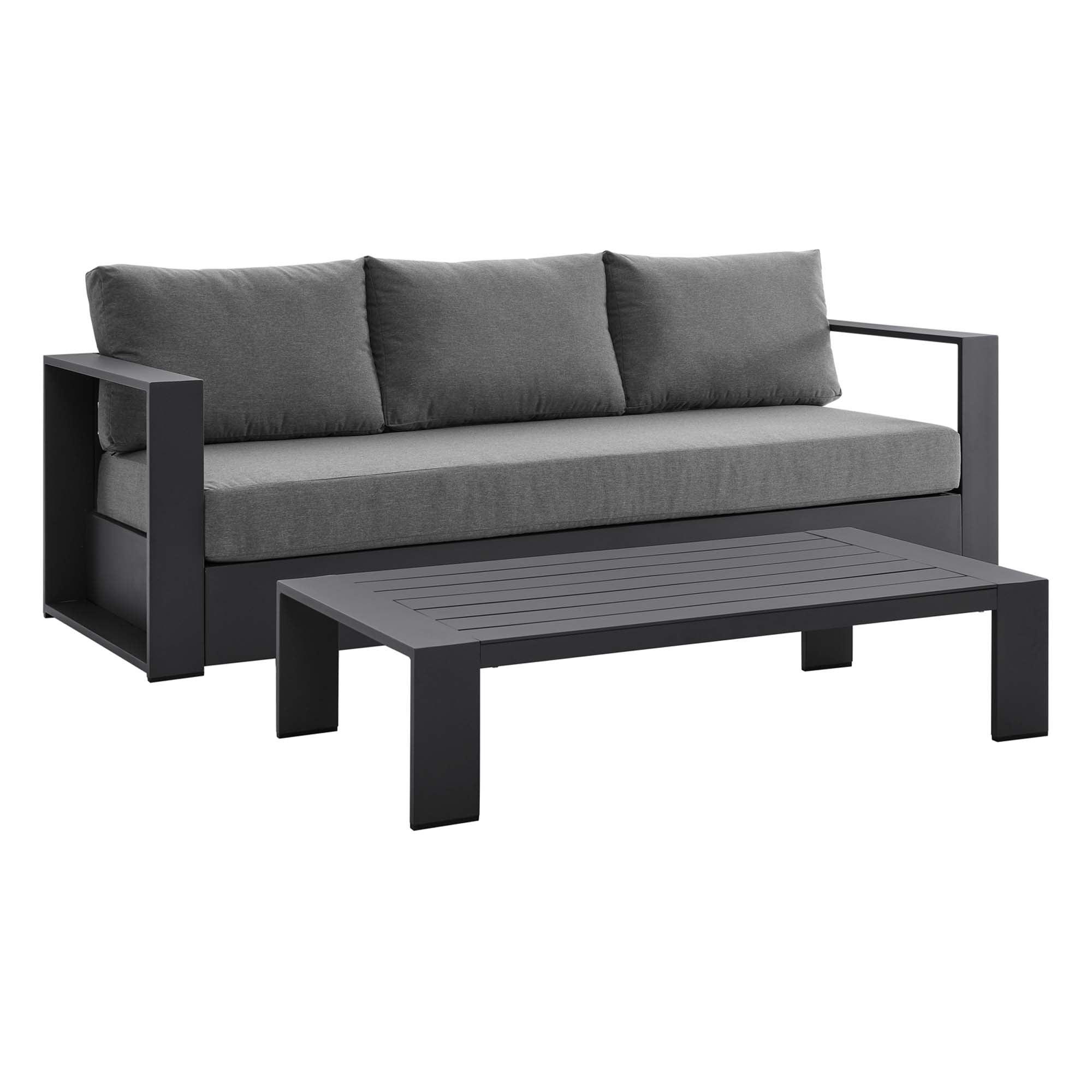 Tahoe 2-Piece Outdoor Patio Powder-Coated Aluminum Set by Modway - Best Buy Furniture