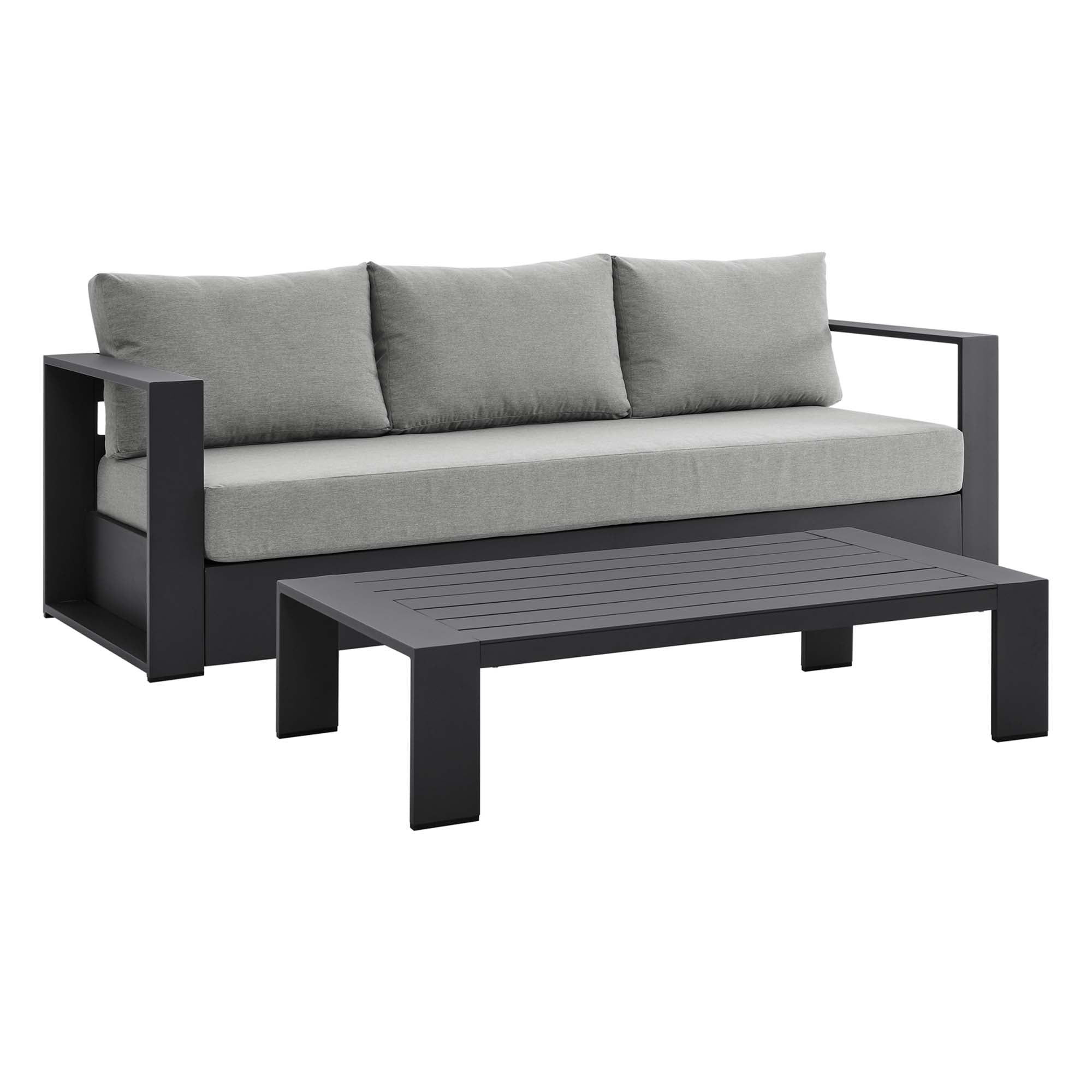 Tahoe 2-Piece Outdoor Patio Powder-Coated Aluminum Set by Modway - Best Buy Furniture