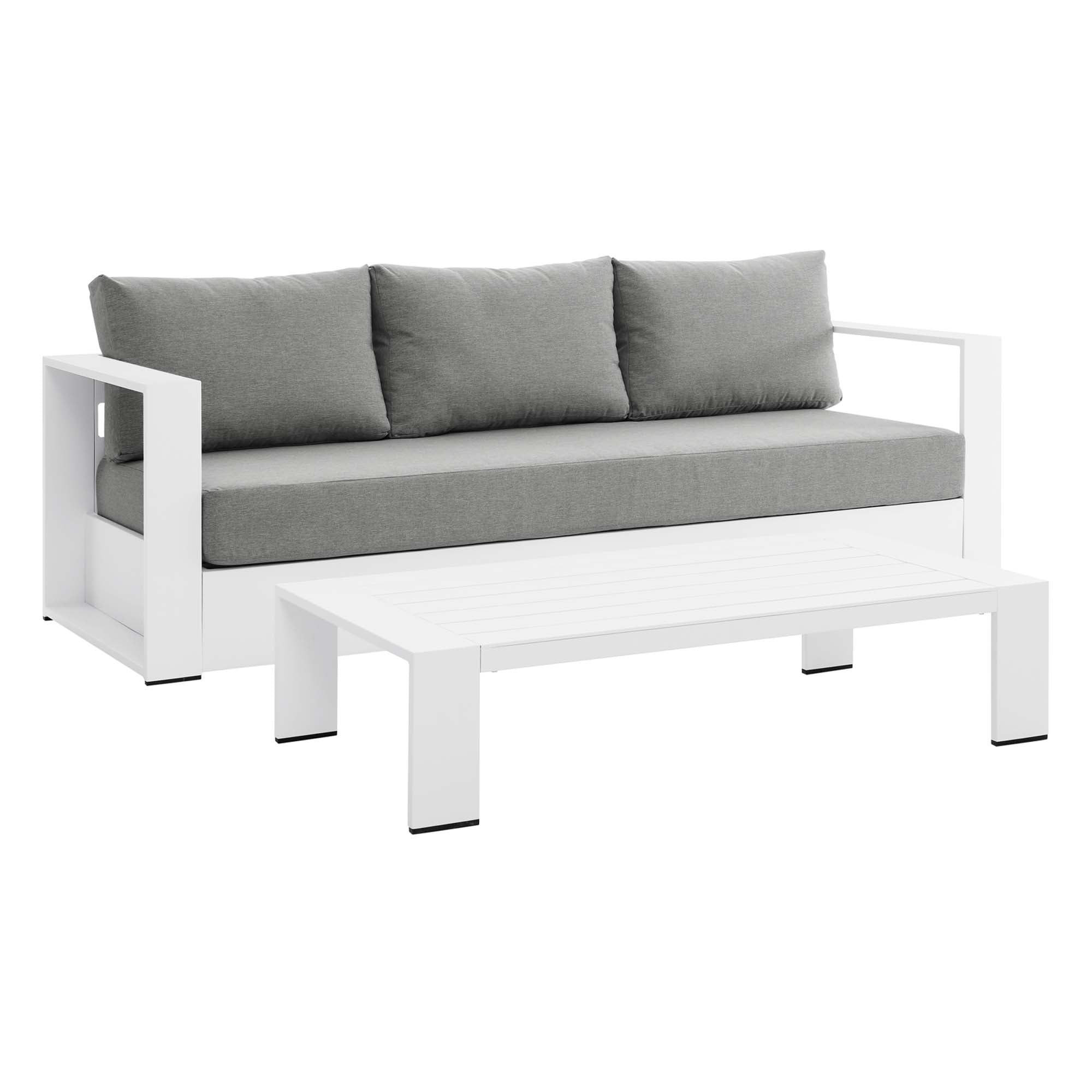 Tahoe 2-Piece Outdoor Patio Powder-Coated Aluminum Set by Modway - Best Buy Furniture
