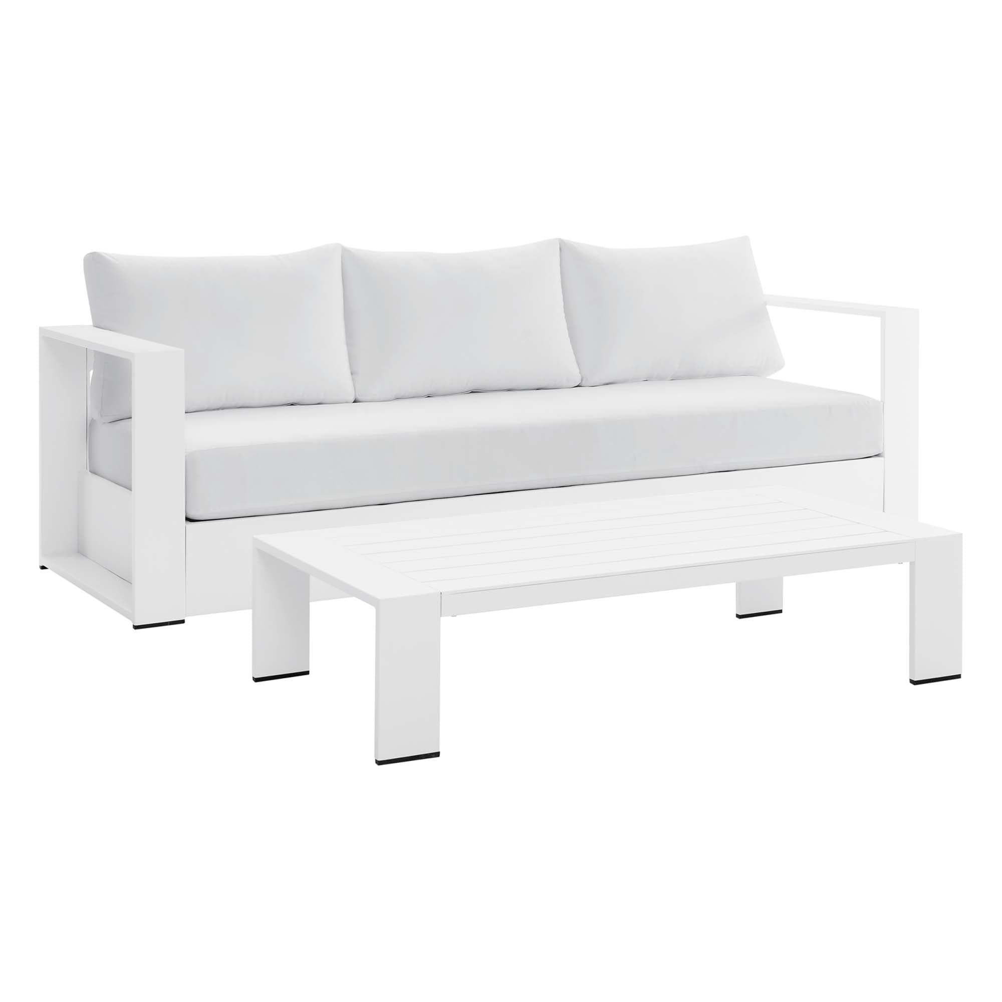 Tahoe 2-Piece Outdoor Patio Powder-Coated Aluminum Set by Modway - Best Buy Furniture