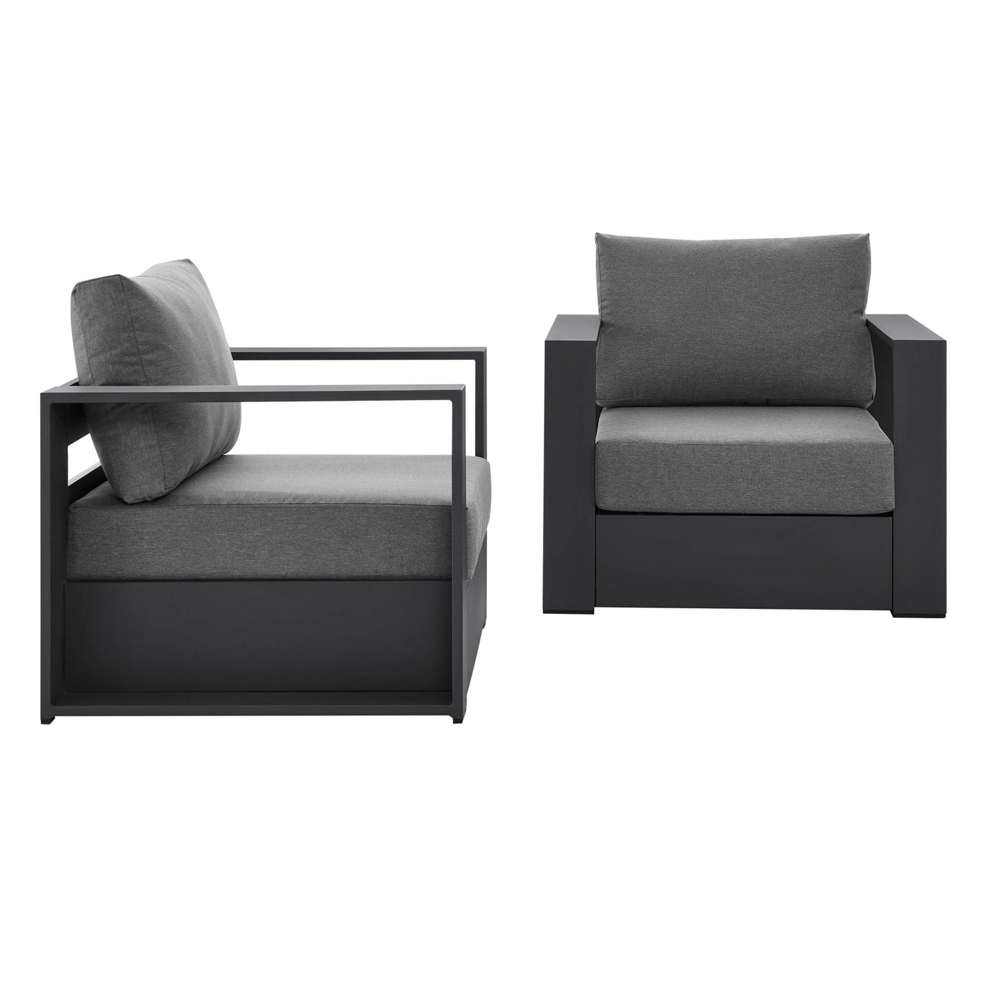 Tahoe 2-Piece Outdoor Patio Powder-Coated Aluminum Armchair Set by Modway - Best Buy Furniture