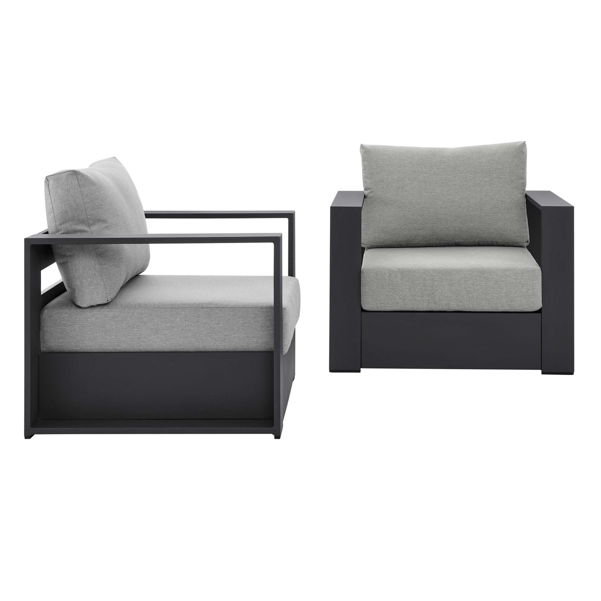 Tahoe 2-Piece Outdoor Patio Powder-Coated Aluminum Armchair Set by Modway - Best Buy Furniture